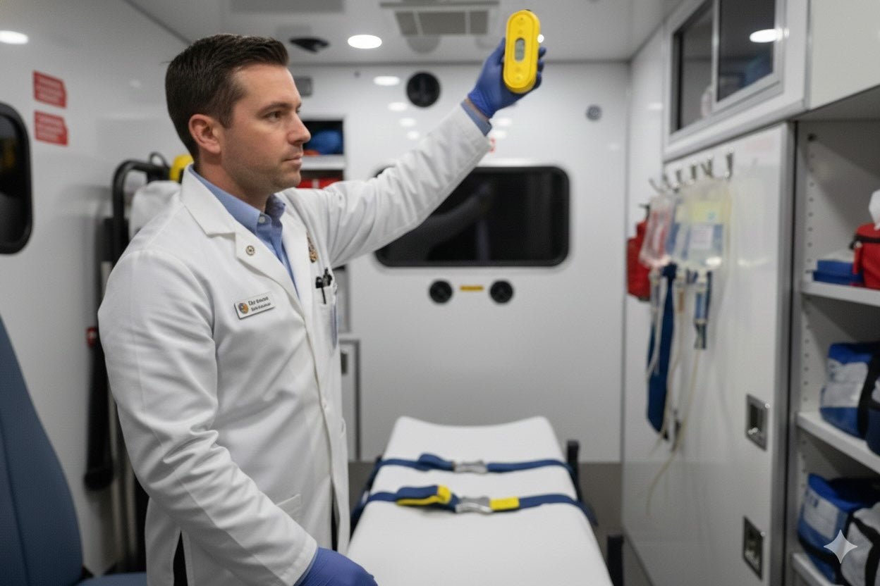 Low Level Carbon Monoxide Detectors for Ambulance Testing