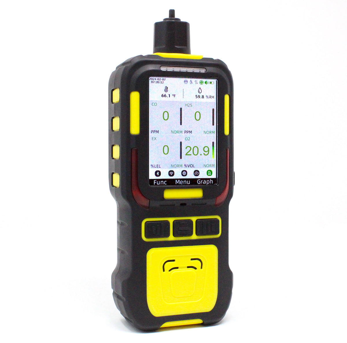 4 Gas Data Logger Monitor | USA NIST Calibration