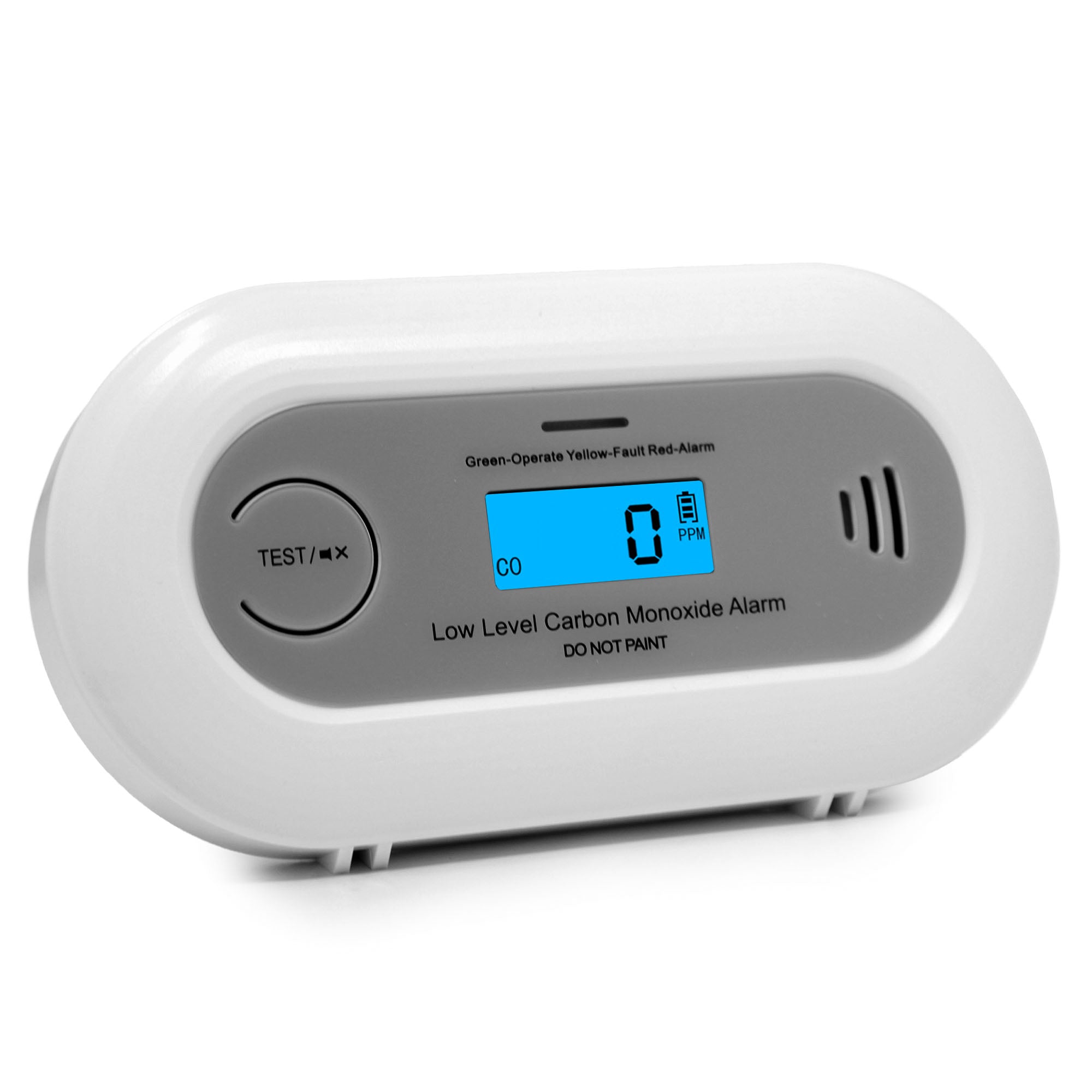 Fast Low Level CO Monitor | 7-Year Life | 7-Year Battery | Version 2.0