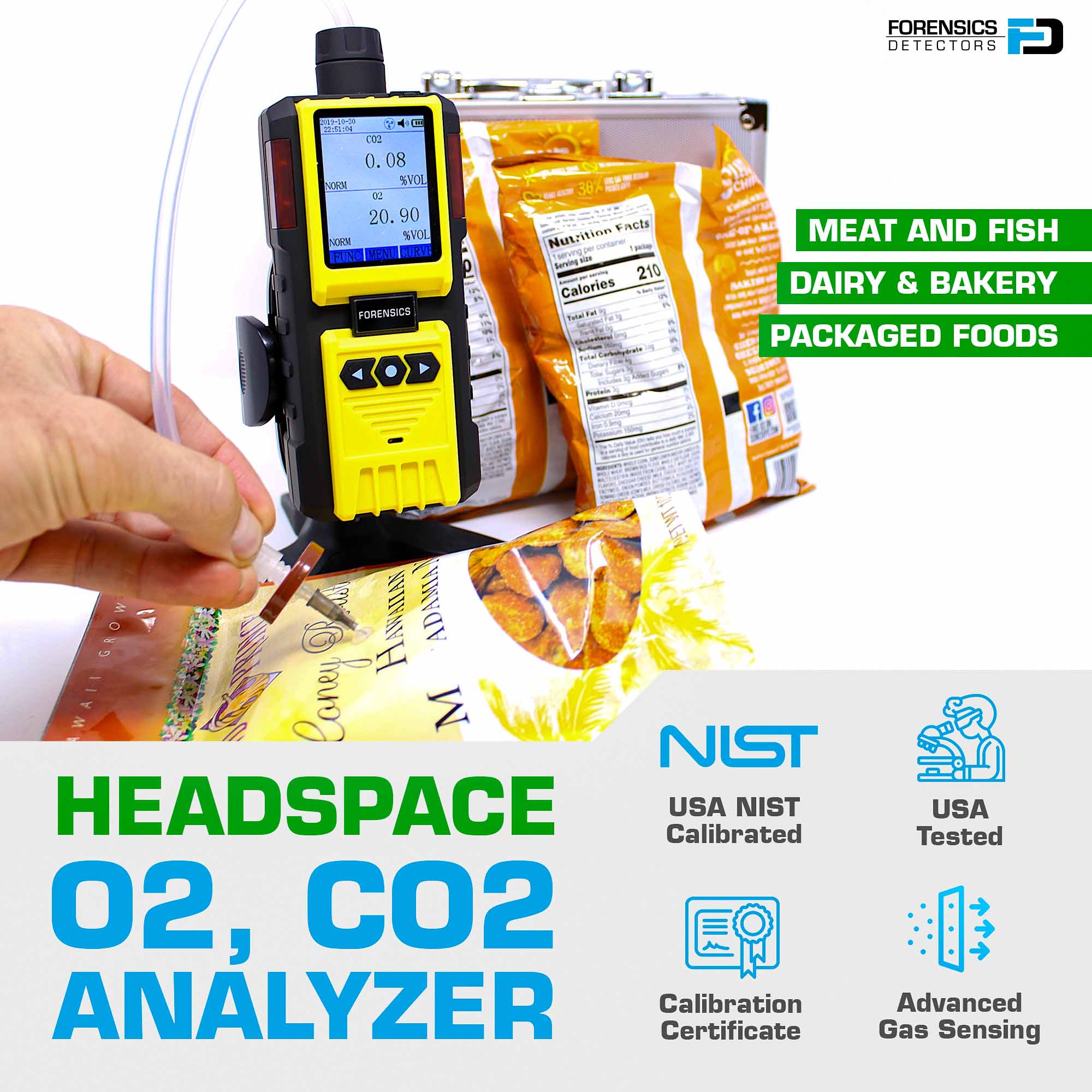 Headspace Analyzer | Carbon Dioxide & Oxygen