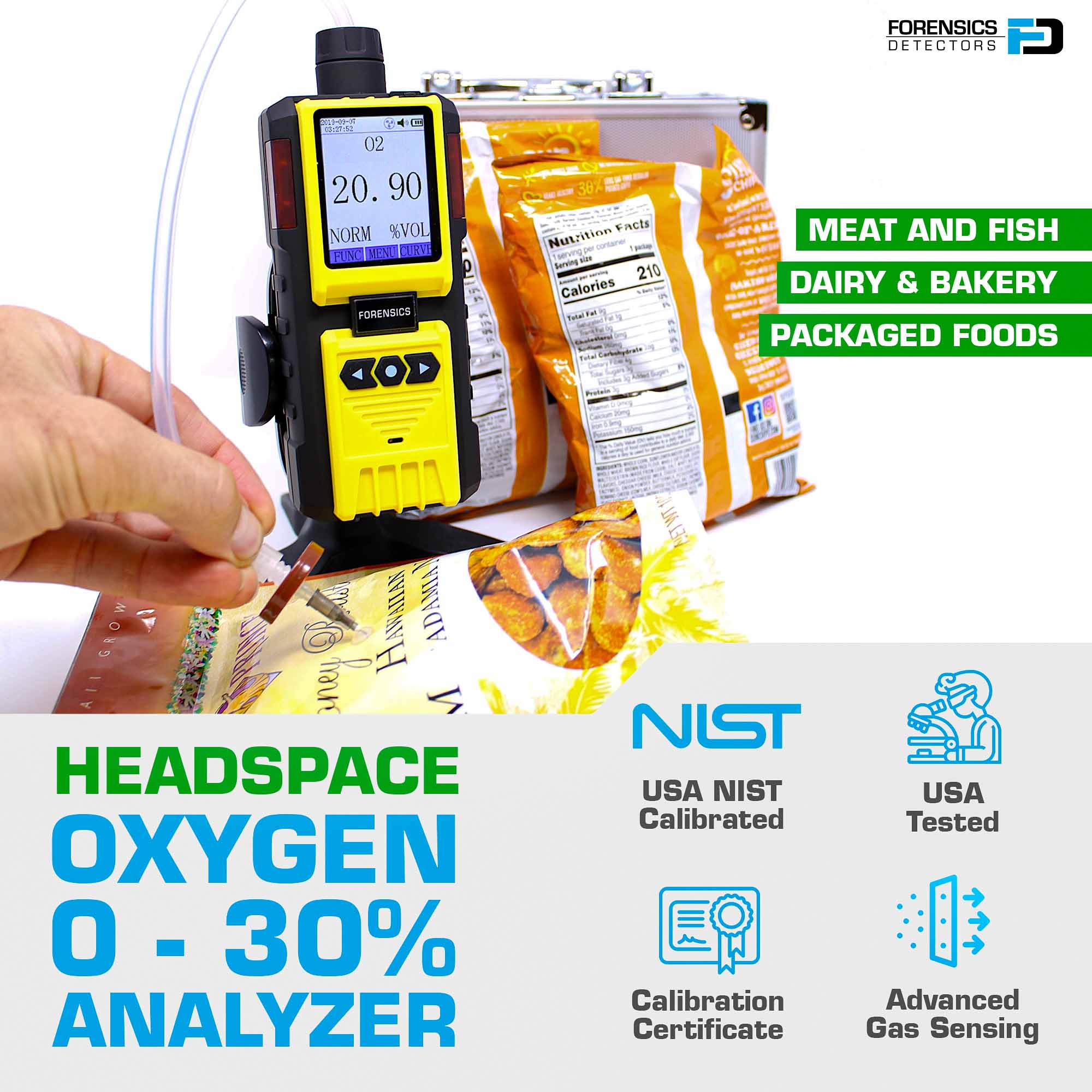 Headspace Analyzer | Oxygen 0 - 30%