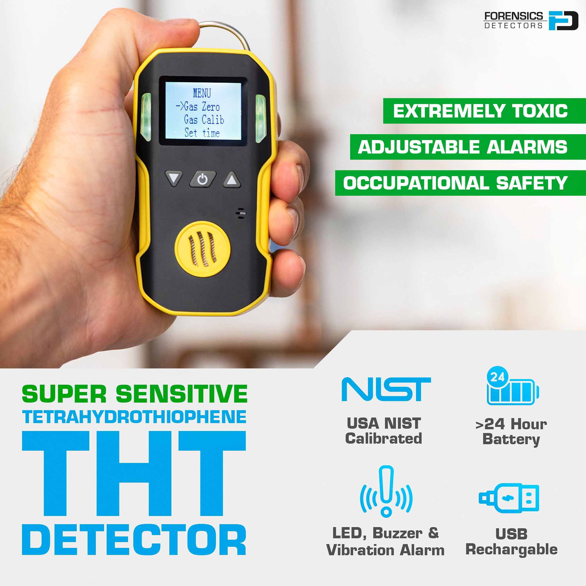 Tetrahydrothiophene Gas Detector (THT)