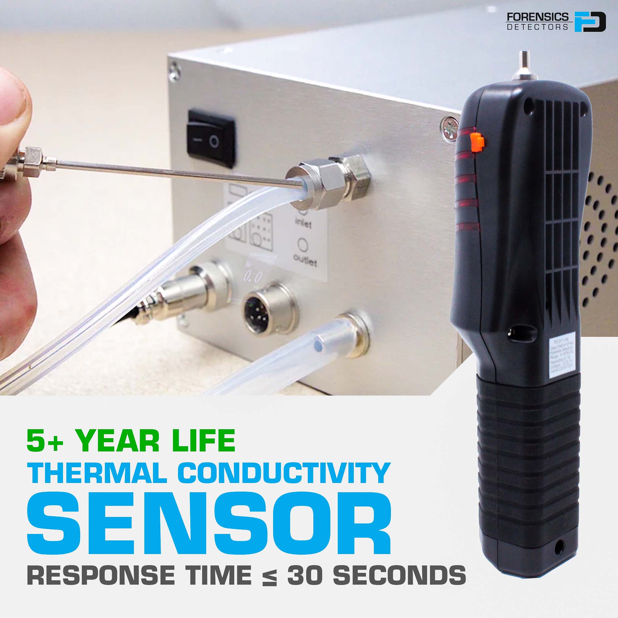 Argon Analyzer | Leak 0-100% | USA NIST Calibration