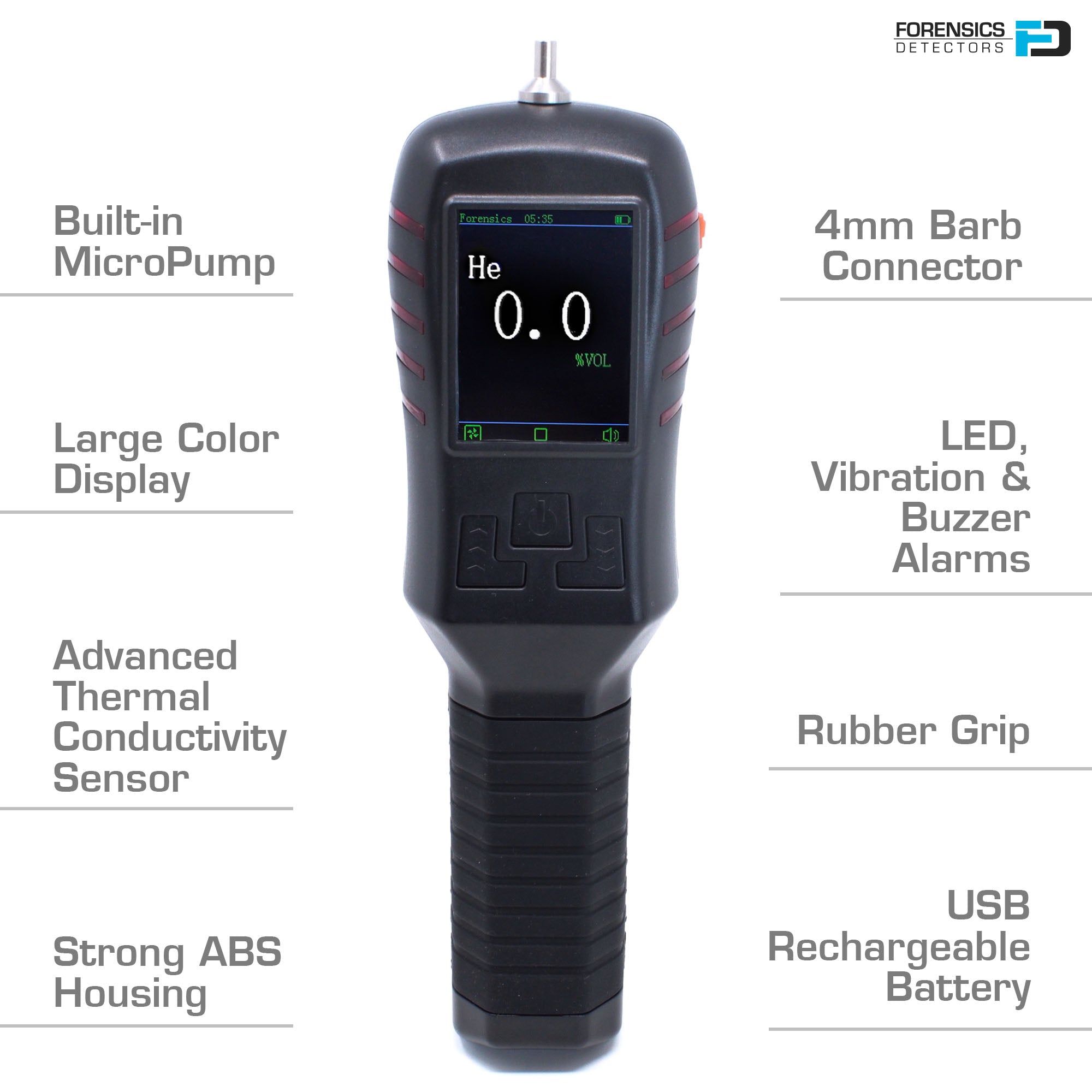 Helium Analyzer | Leak Detection | USA NIST Calibration