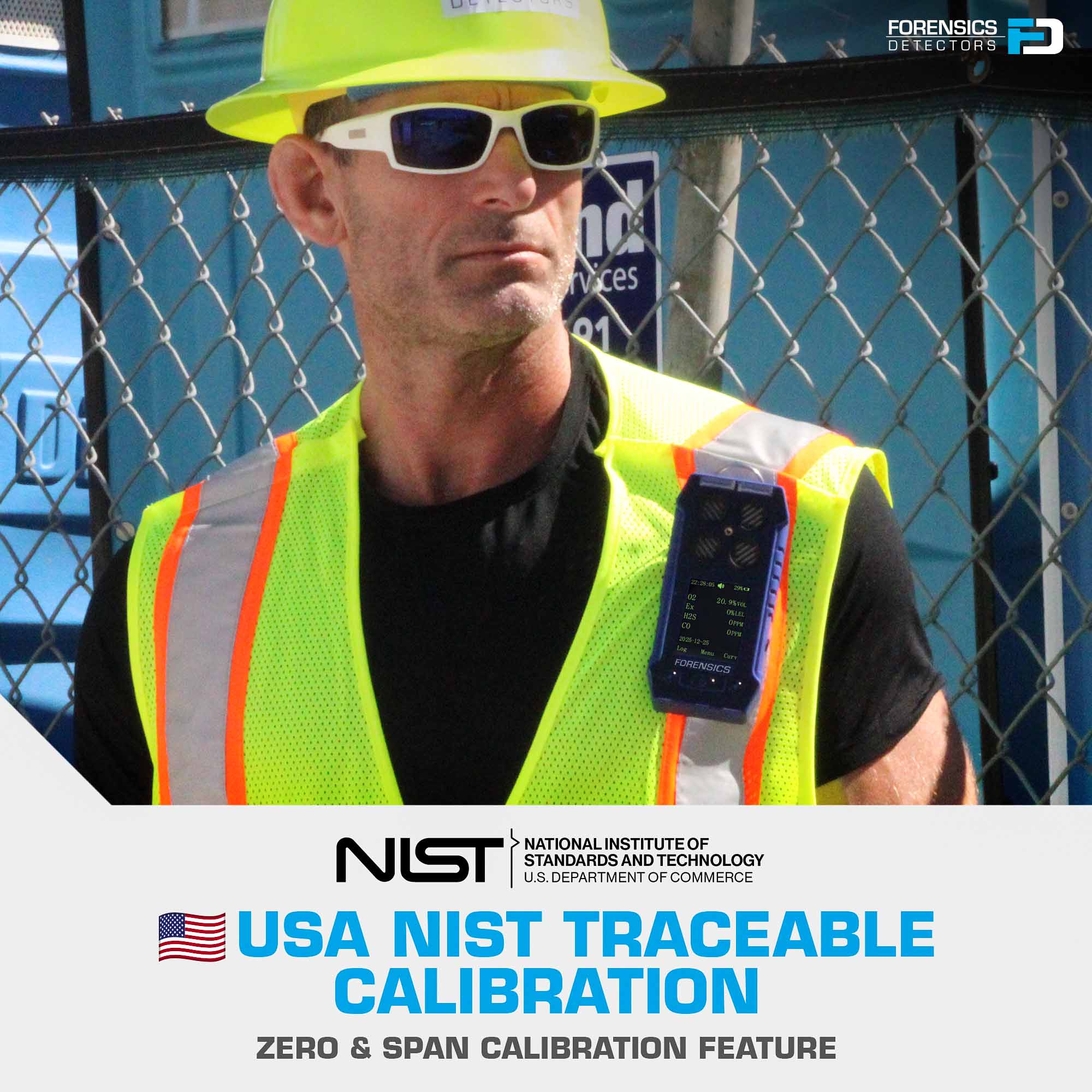 Multigas Detector & Pump | USA NIST Calibration