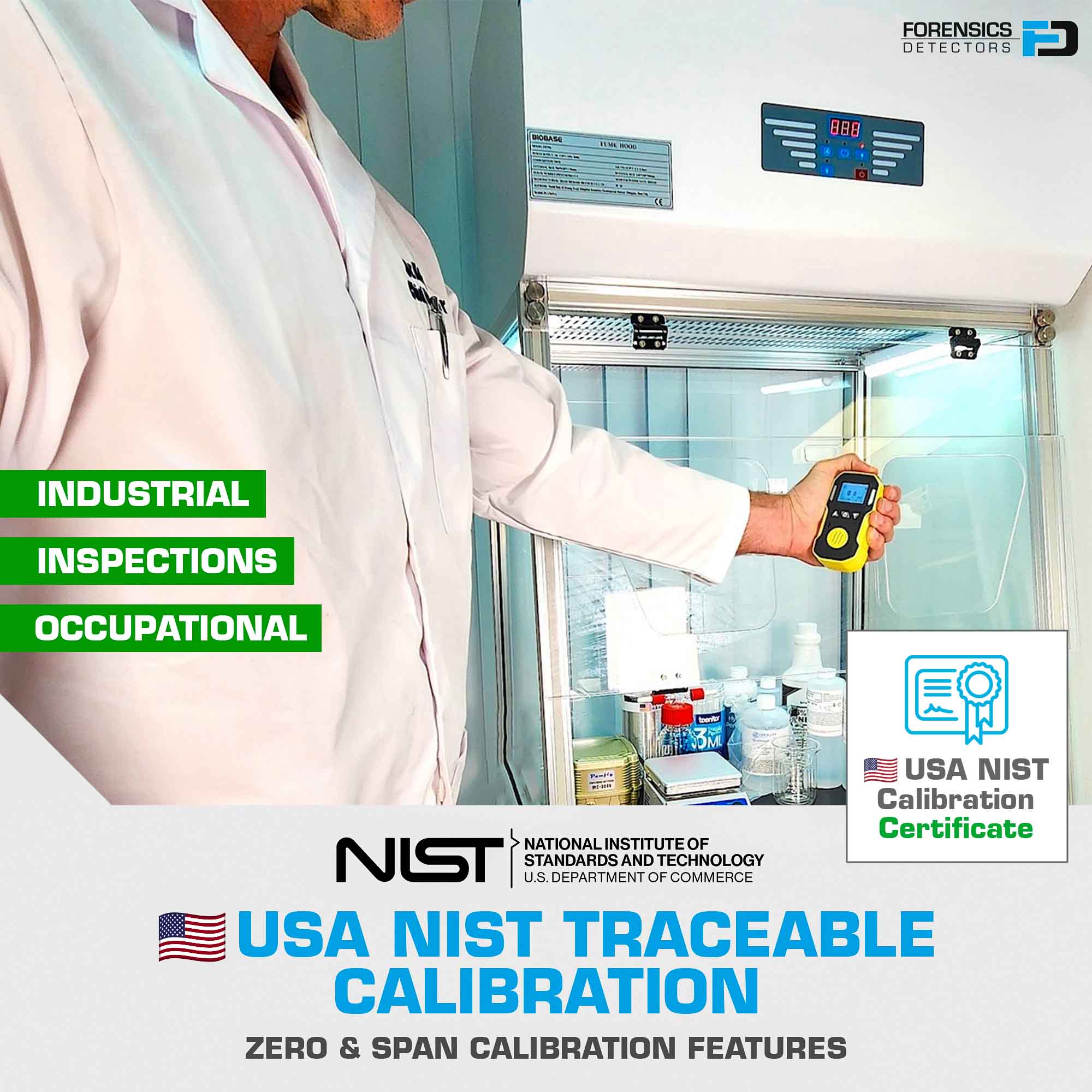 Carbon Monoxide Meter | USA NIST Calibration