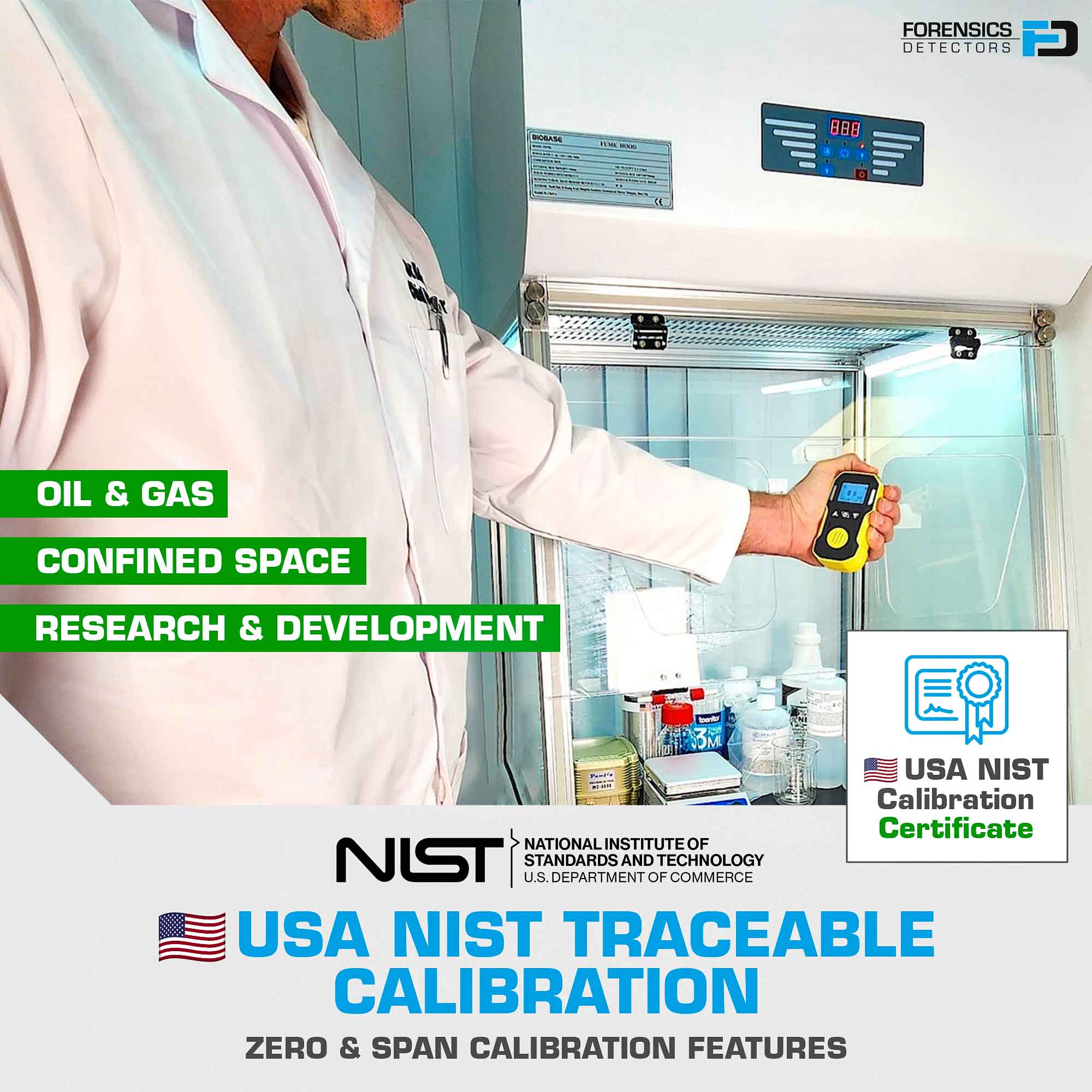 Combustibles Meter | EX LEL | USA NIST Calibration