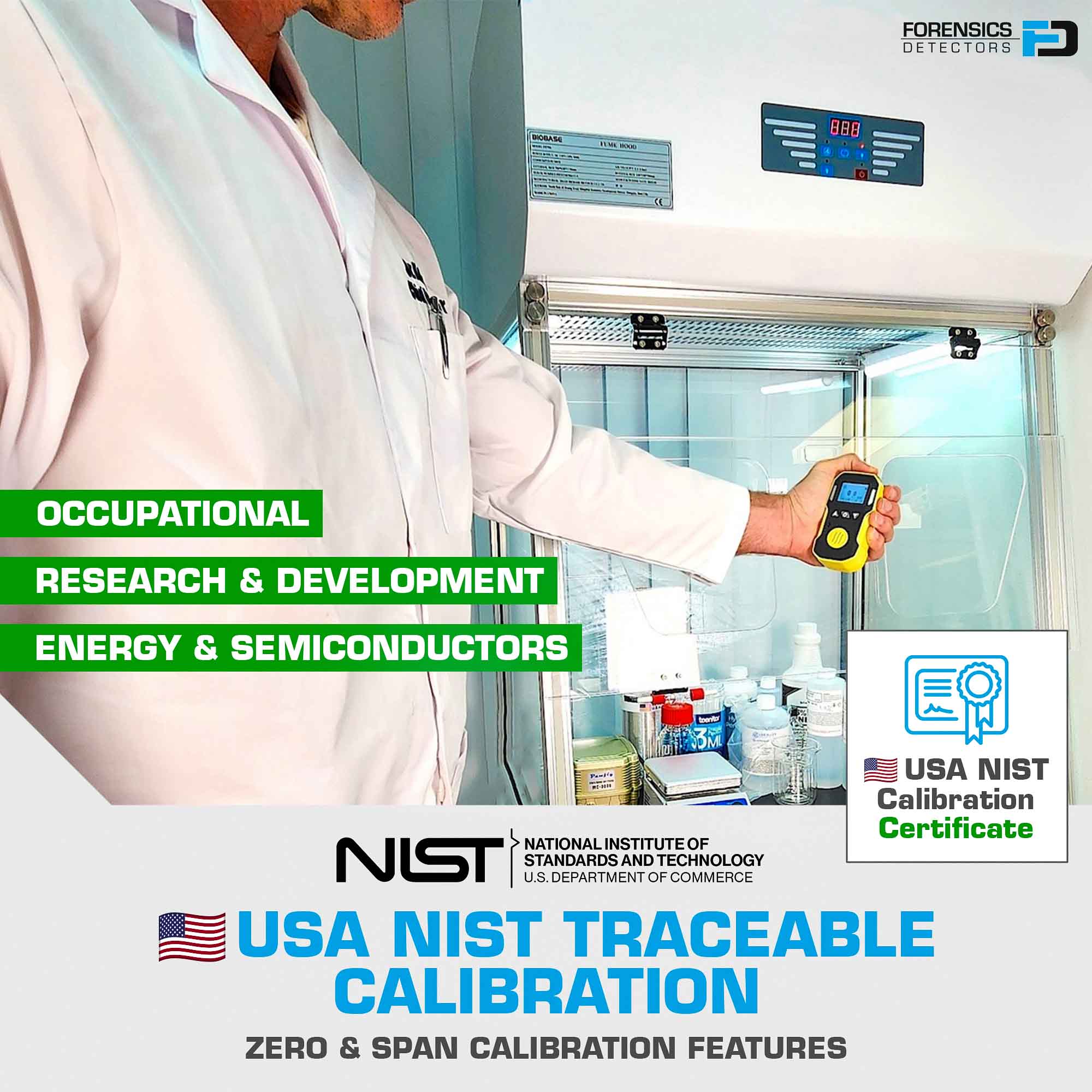 Hydrogen Detector | USA NIST Calibration