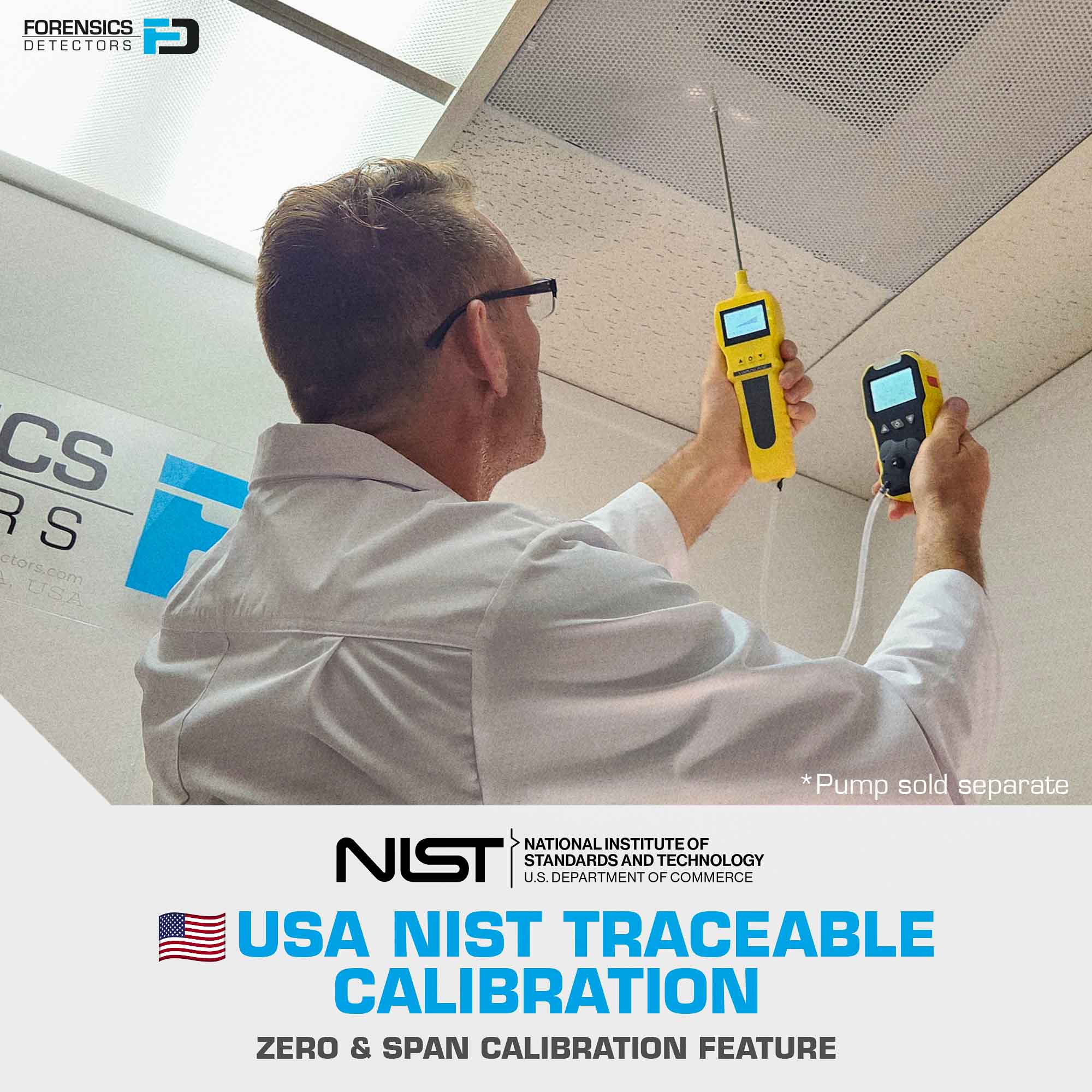 Basic 4 Gas Monitor | USA NIST Calibration