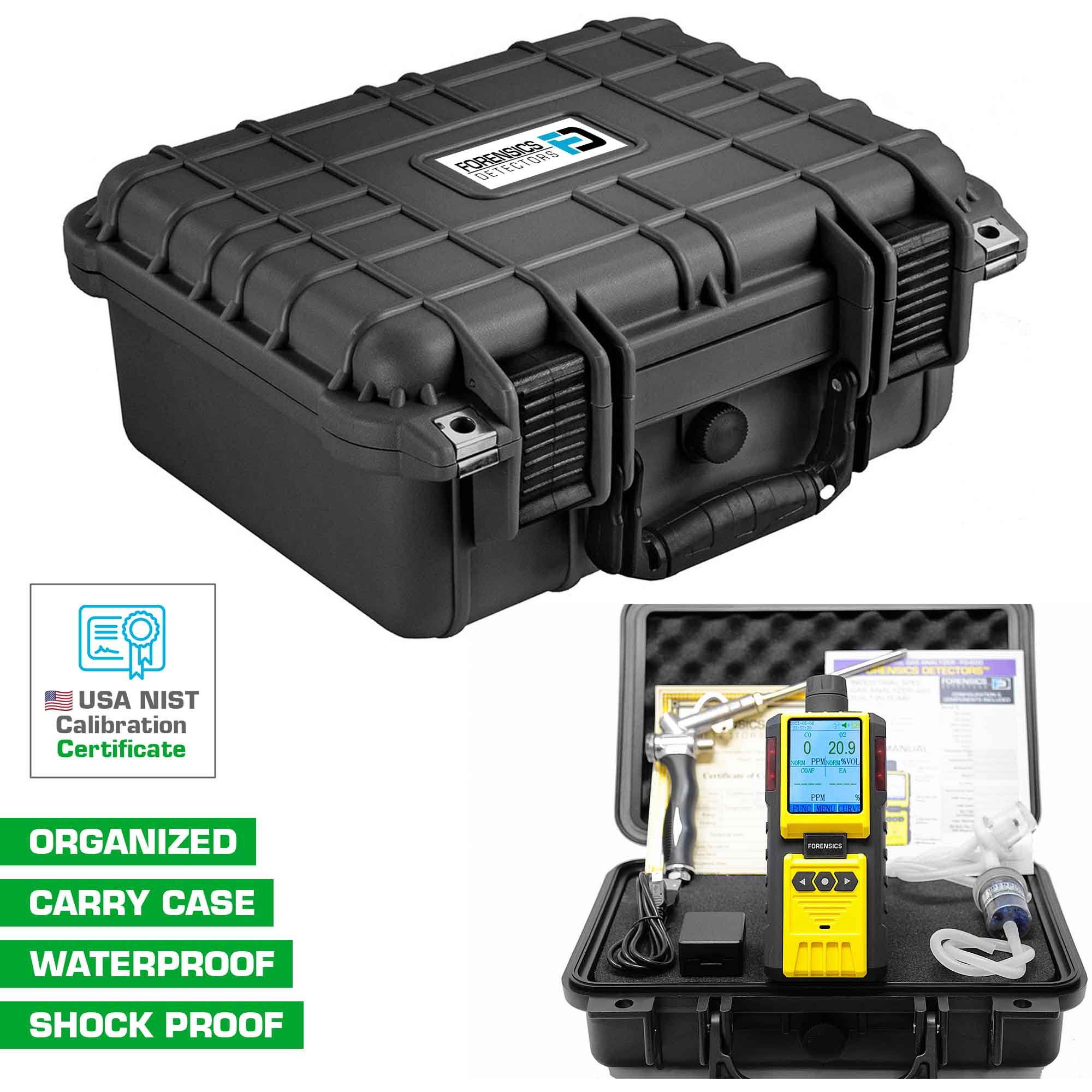 Professional Combustion Analyzer | Monoxor | USA NIST Calibration