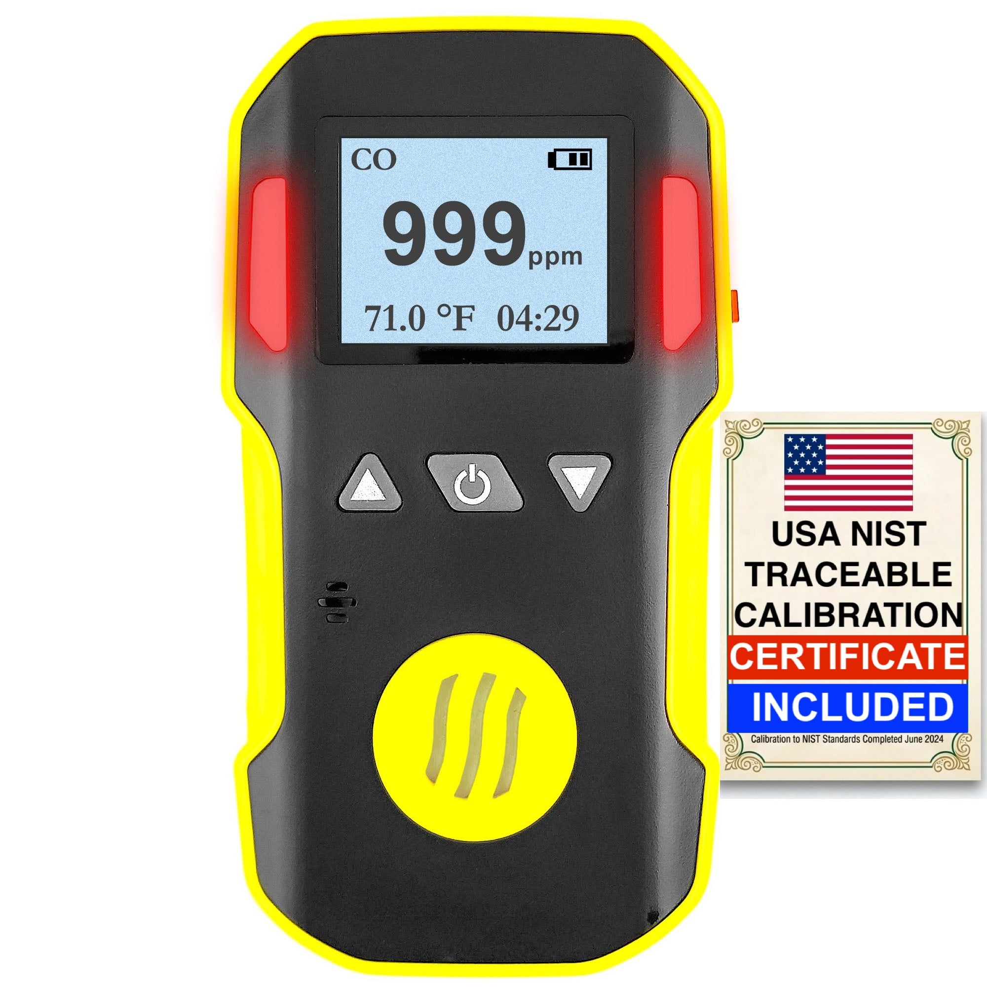 Carbon Monoxide Meter | USA NIST Calibration