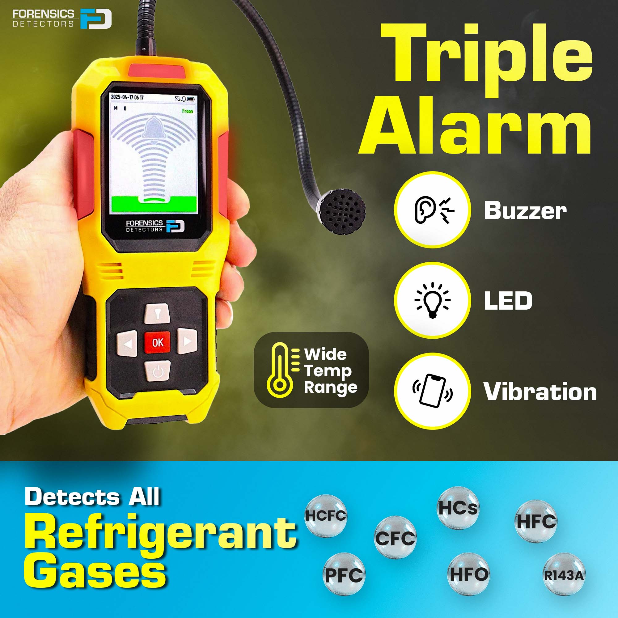 Freon Leak Detector | Refrigerant & Halogen | Auto & HVAC