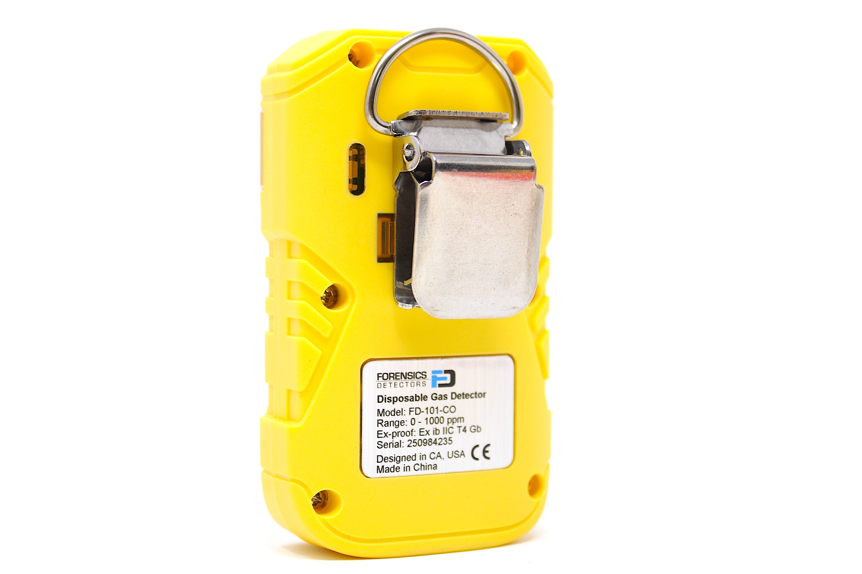 Oxygen Detector | OSHA Alarms | 2-Year Battery Life | Disposable