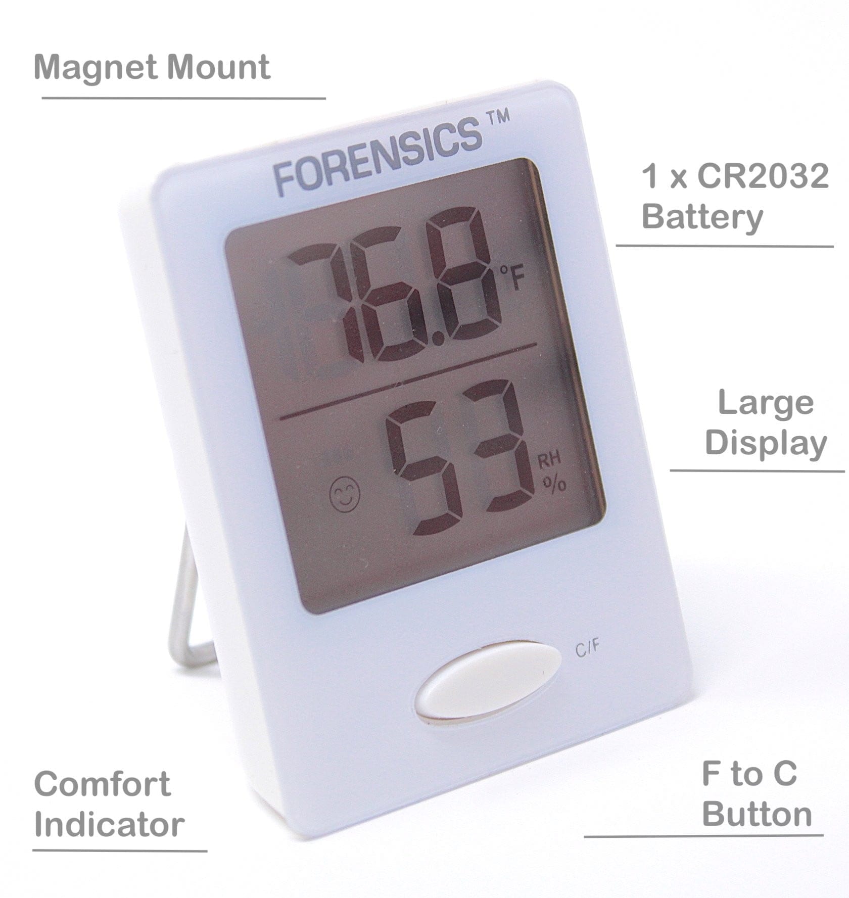 Temperature & Humidity Mini Meter - Forensics Detectors