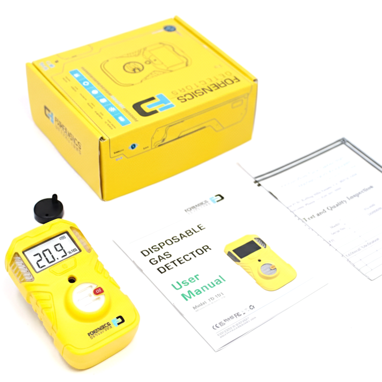 Oxygen Detector | OSHA Alarms | 2-Year Battery Life | Disposable