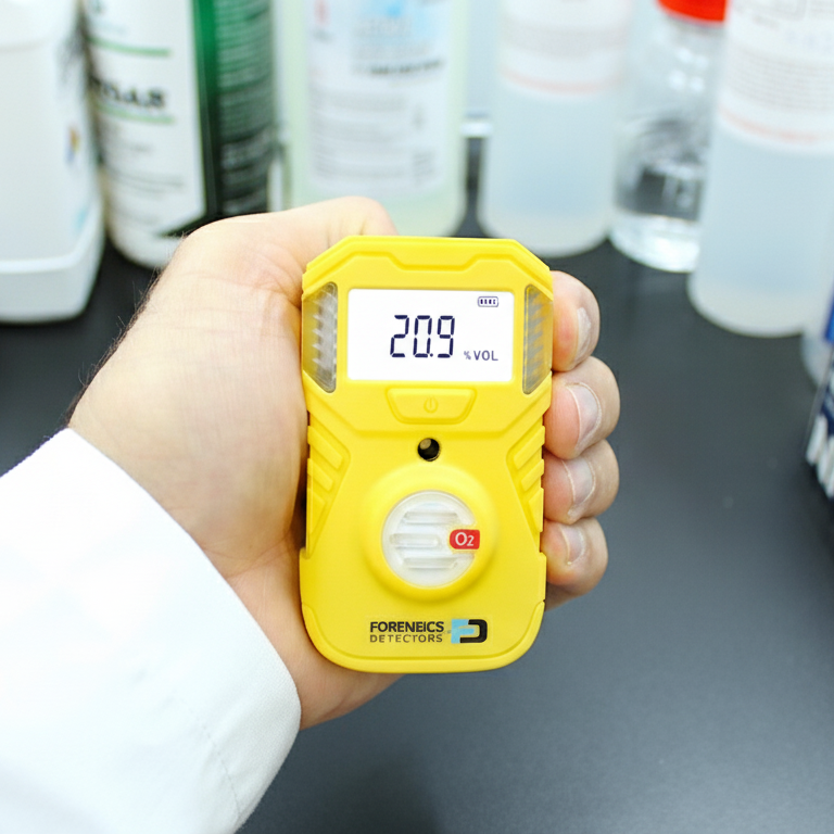 Oxygen Detector | OSHA Alarms | 2-Year Battery Life | Disposable