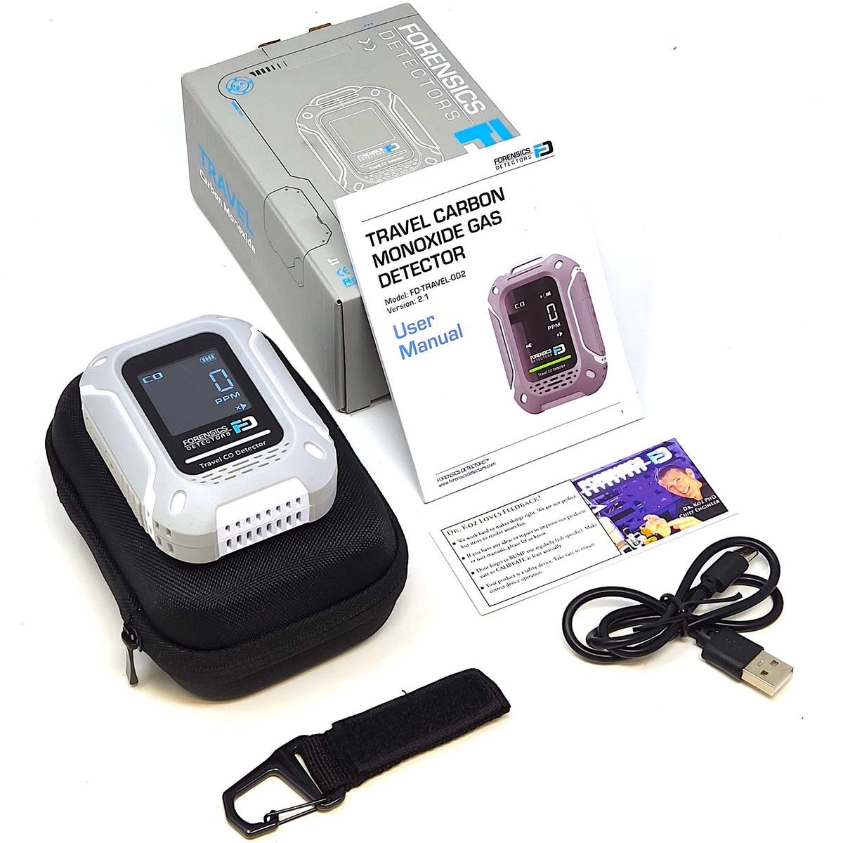 Travel CO Detector | Version 2.0