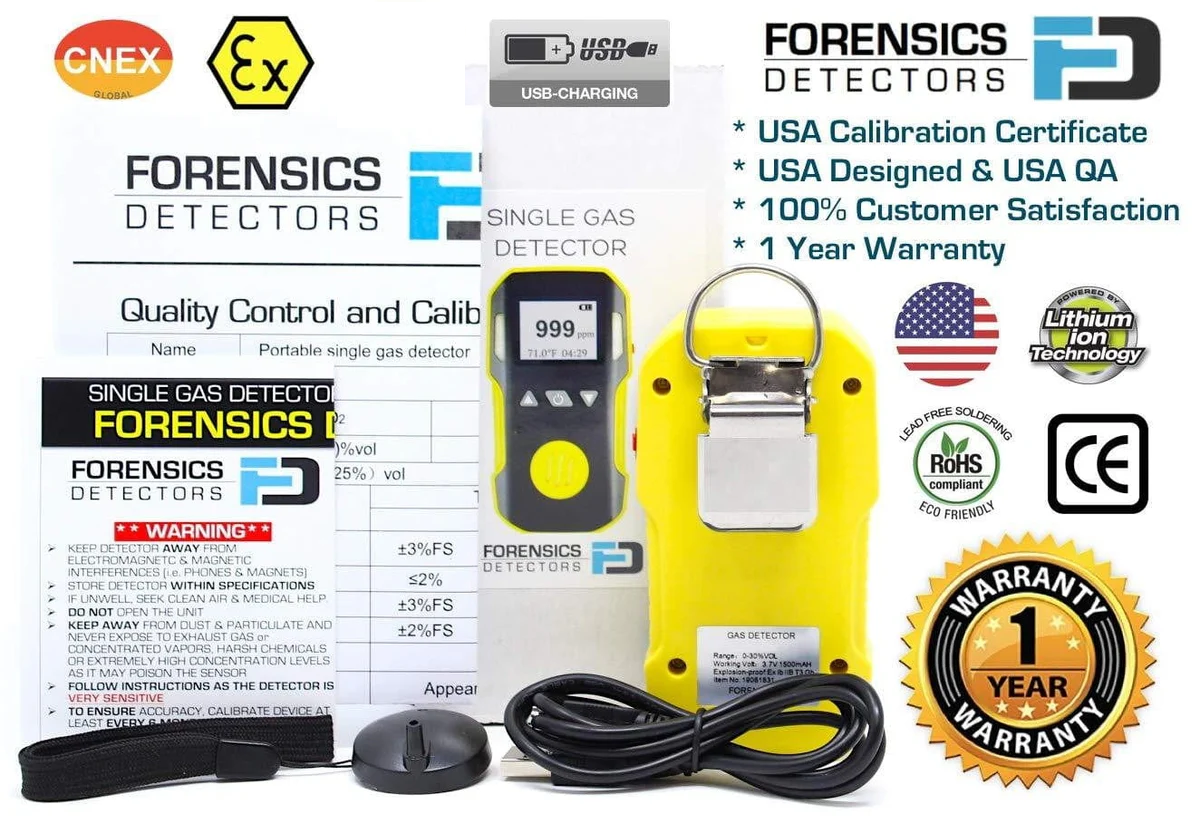 Carbon Monoxide Meter & Pump | USA NIST Calibration