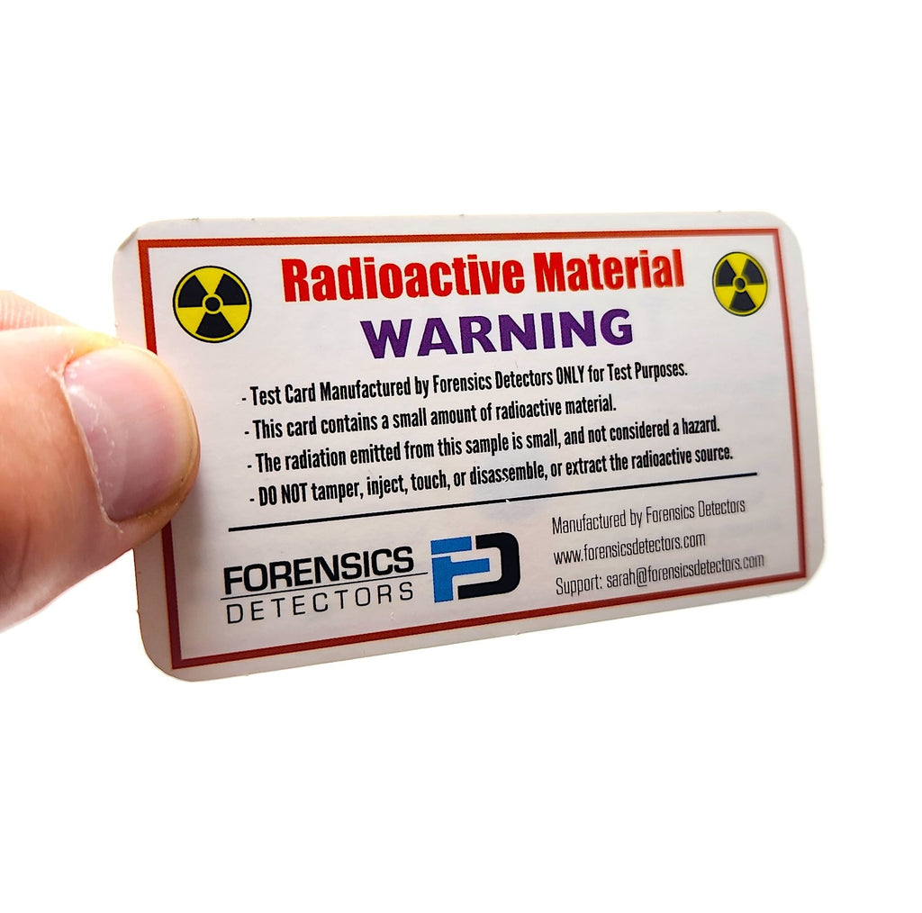 Geiger Card Radiation Test Card for Geiger Counter