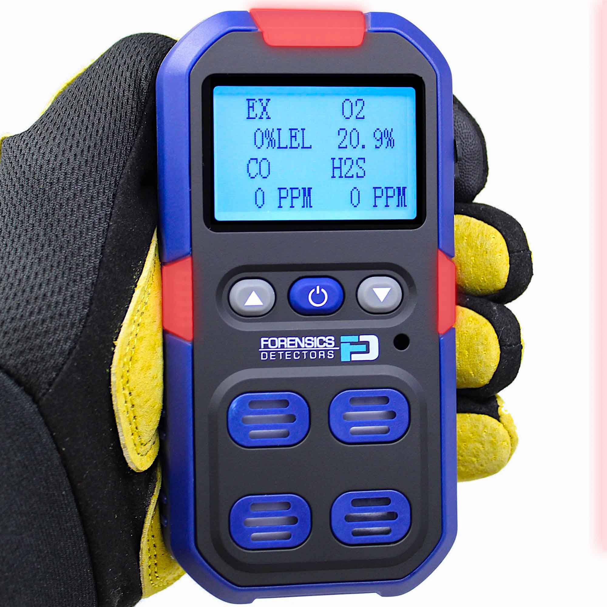 4 Gas Monitor Personal | USA NIST Calibration | Blue