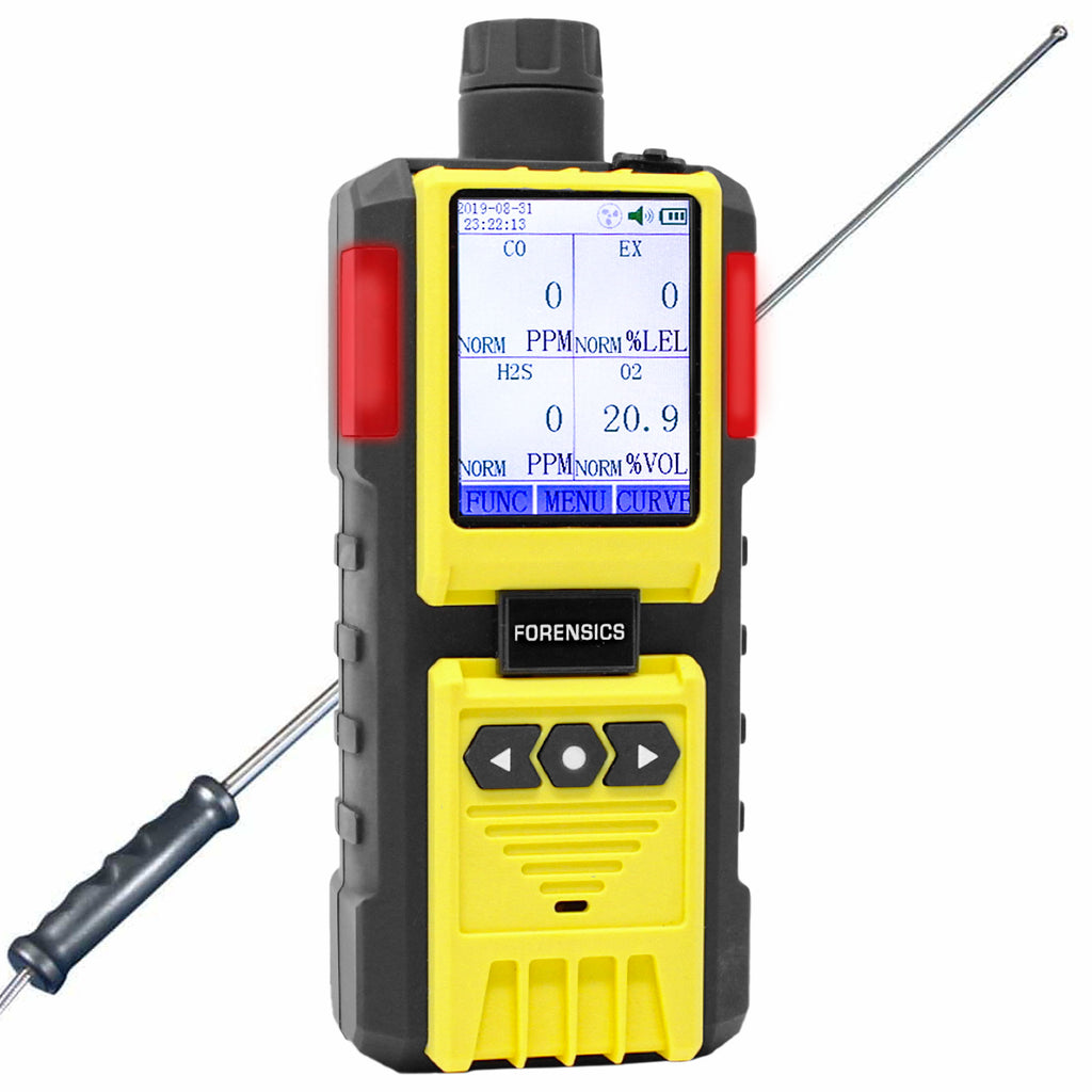 FORENSICS DETECTORS 4 Gas Analyzer with USA NIST Calibration