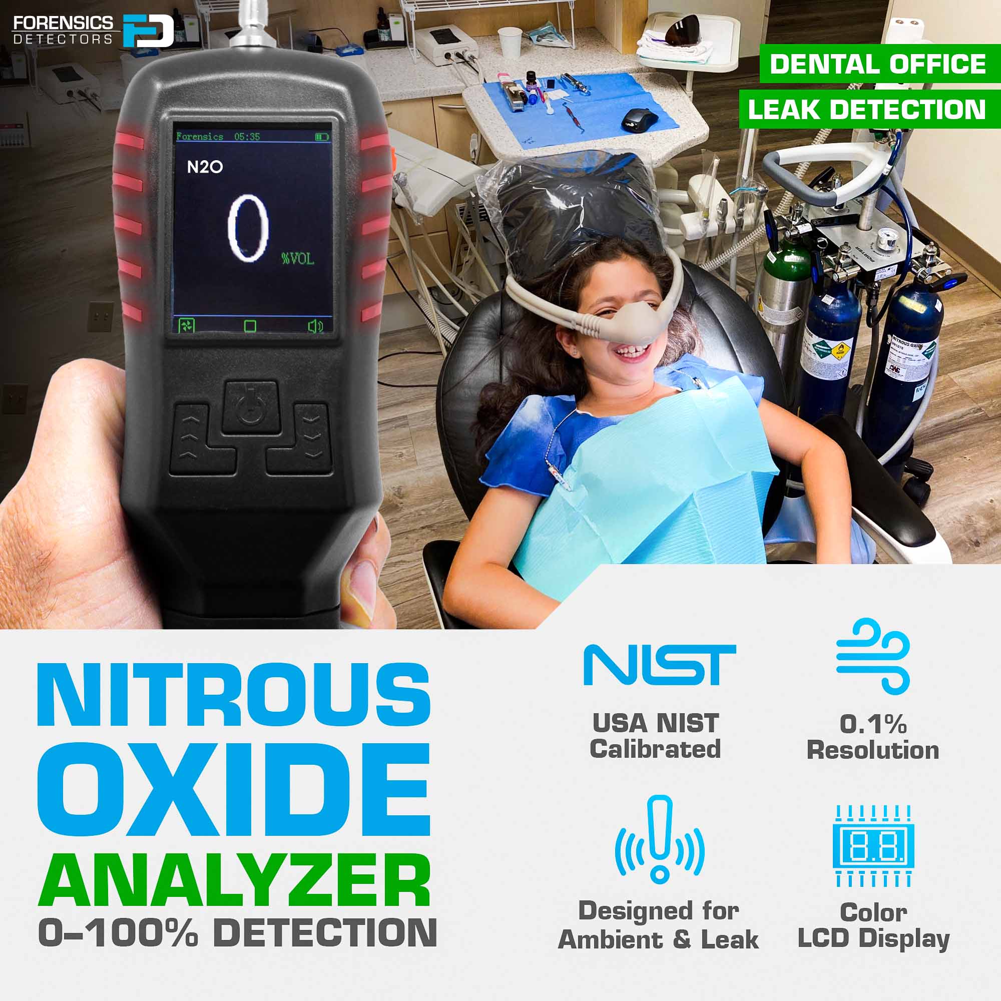Nitrous Oxide Gas Analyzer (N2O) | USA NIST Calibration