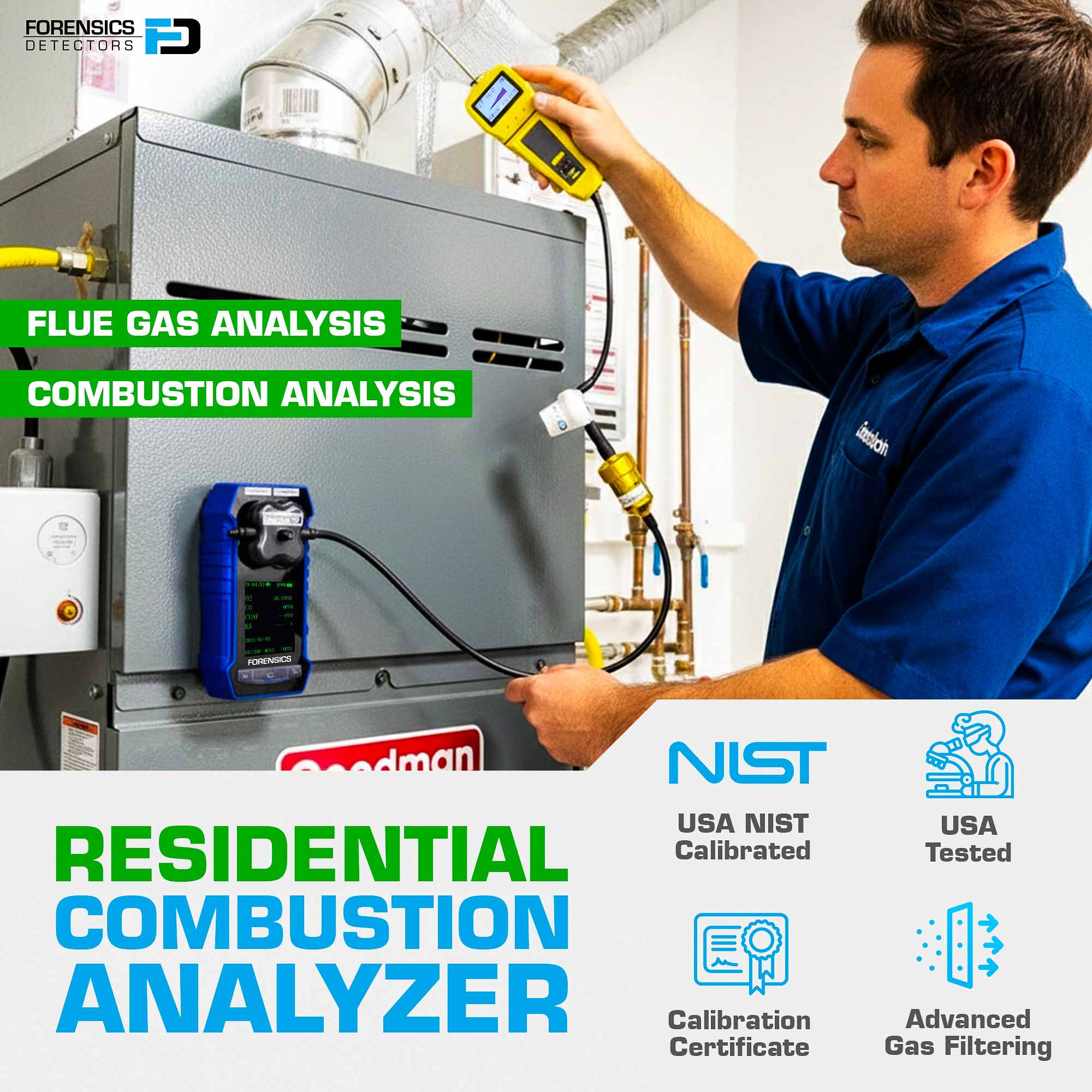 Residential Combustion Analyzer | NIST Calibration
