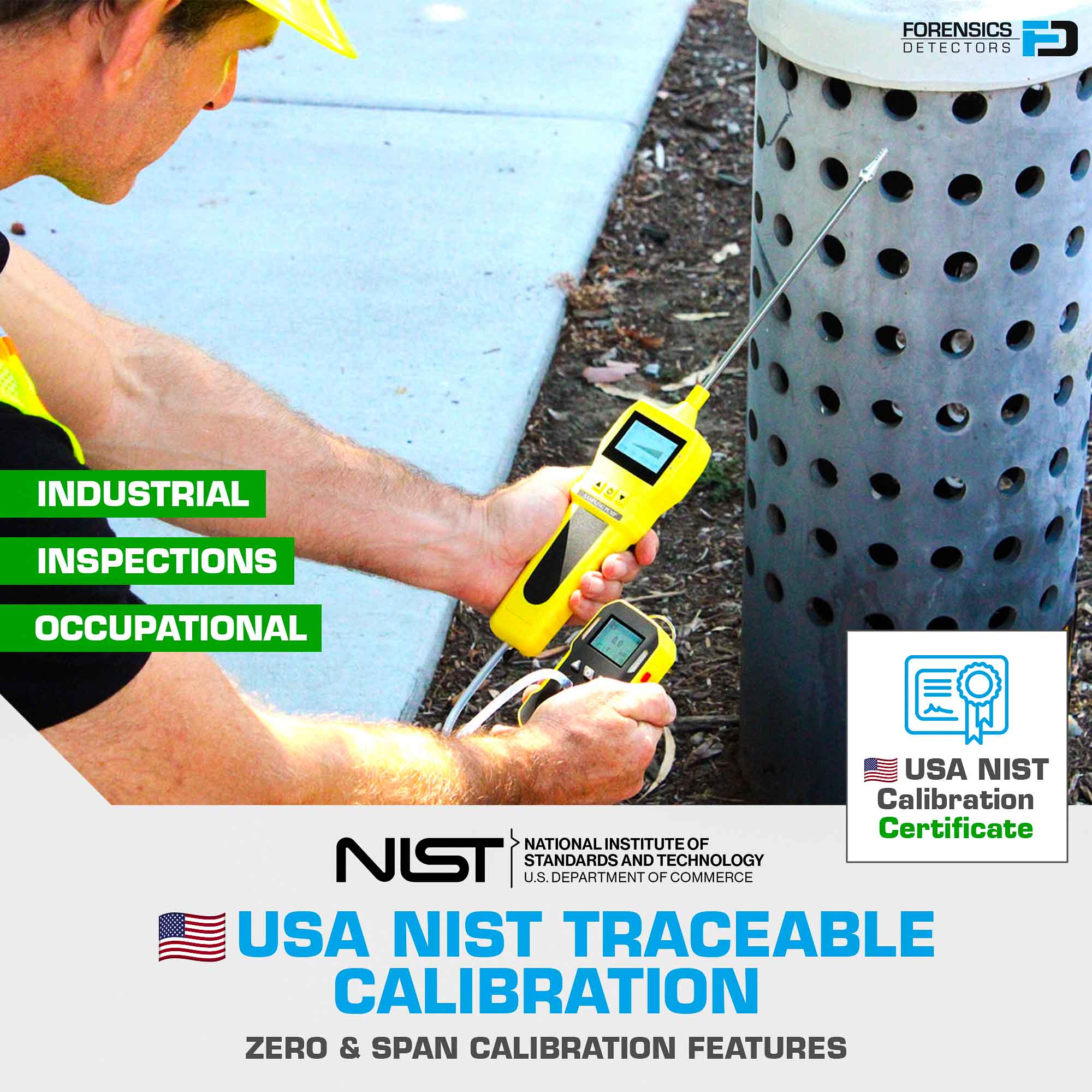 Carbon Monoxide Meter & Pump | USA NIST Calibration