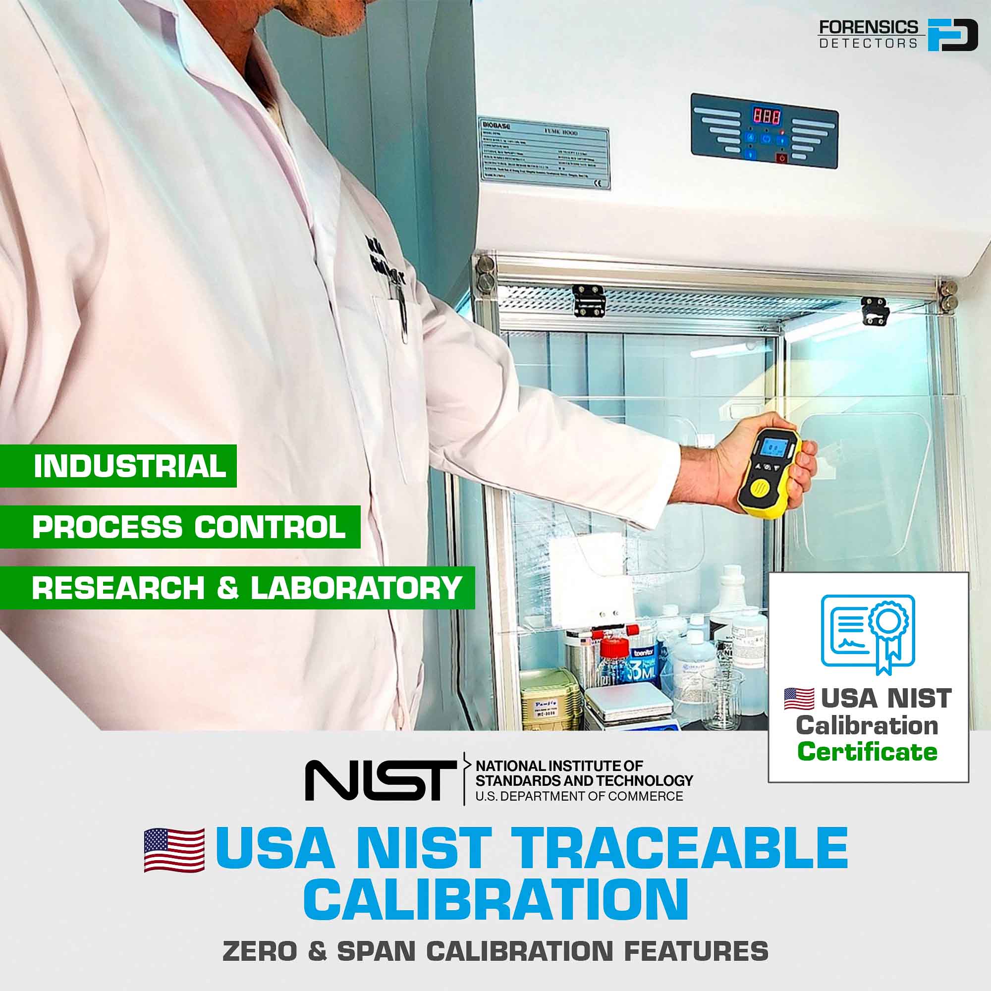 Hydrogen Bromide Gas Detector | USA NIST Calibration