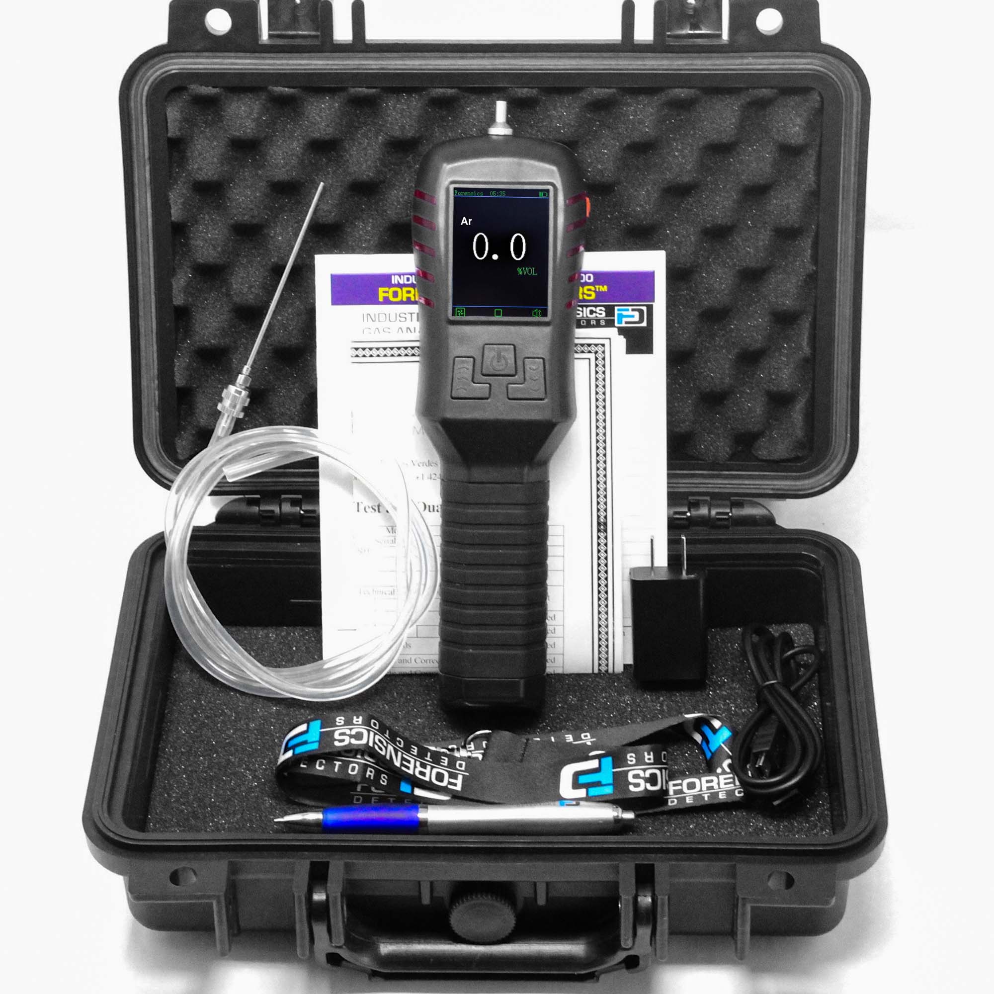 Argon Analyzer | Leak 0-100% | USA NIST Calibration