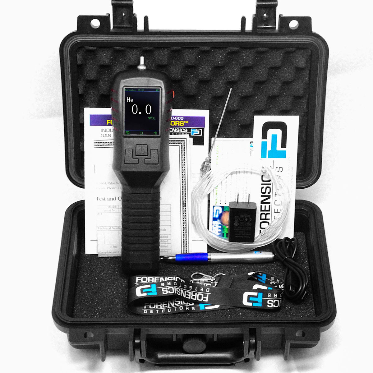 Helium Analyzer | Leak 0-100% | USA NIST Calibration