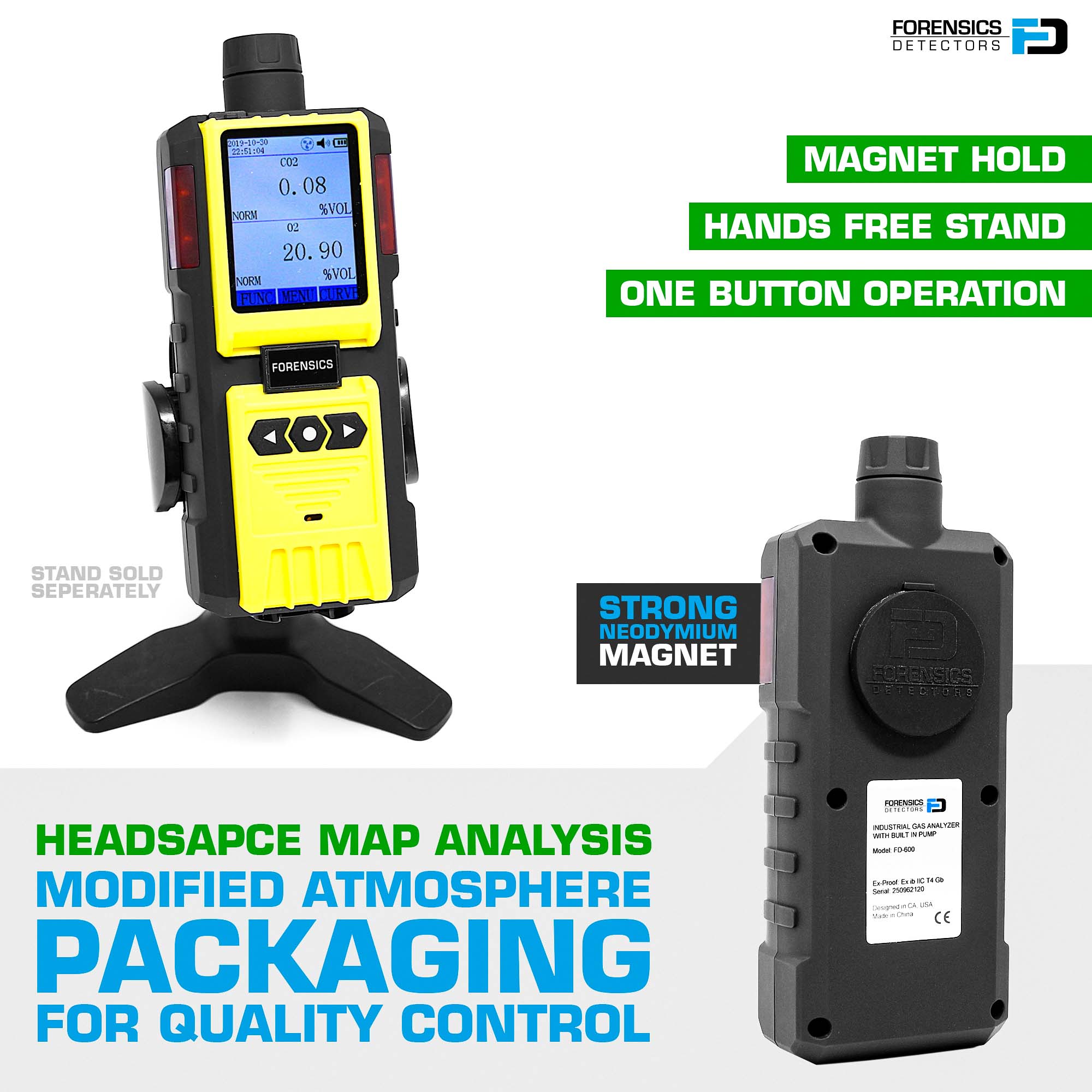 Headspace Analyzer | Carbon Dioxide & Oxygen