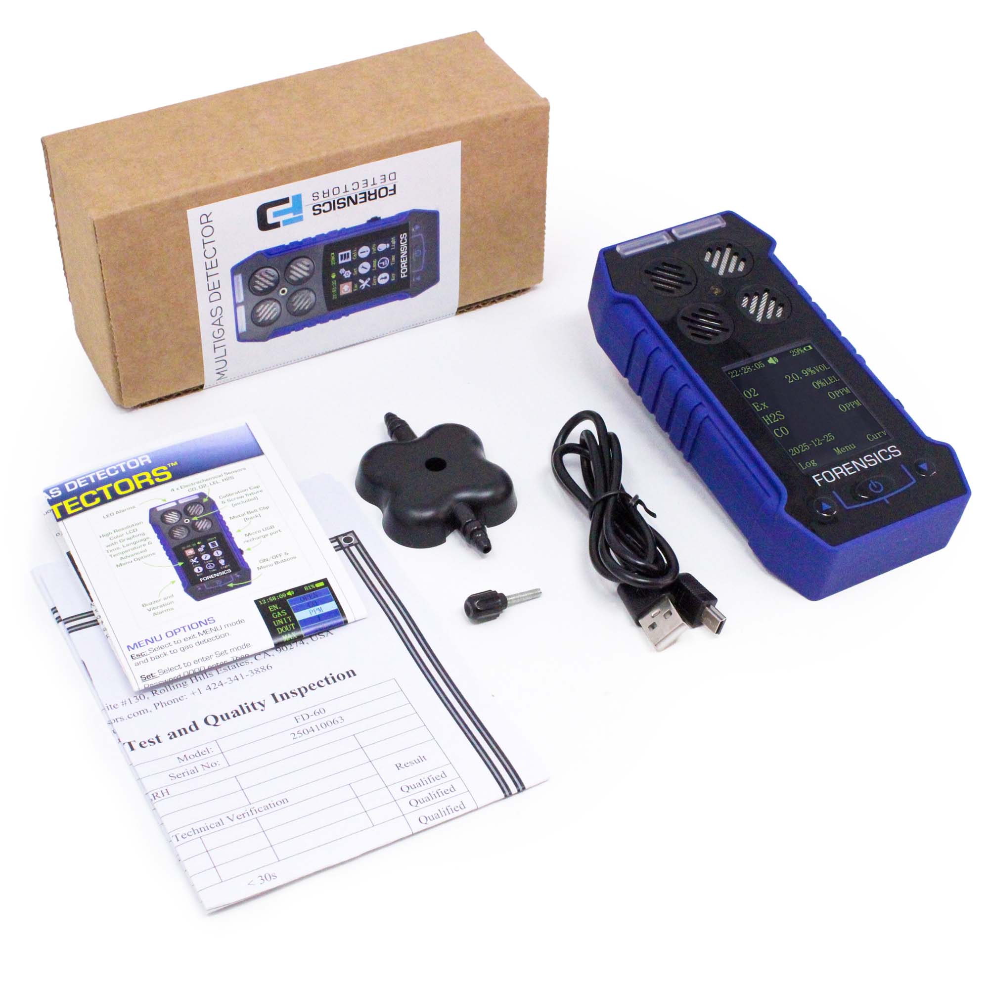 Multigas Detector | Professional | USA NIST Calibration