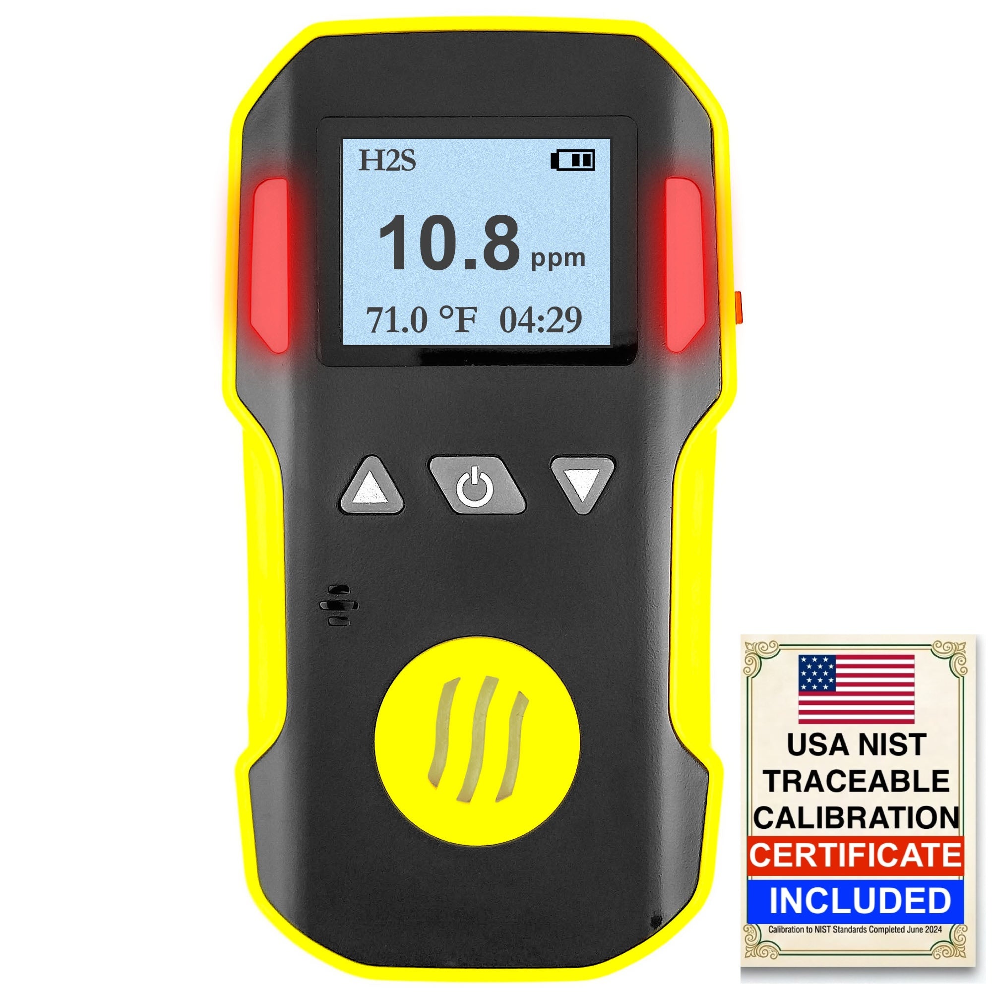 H2S Monitor | USA NIST Calibration