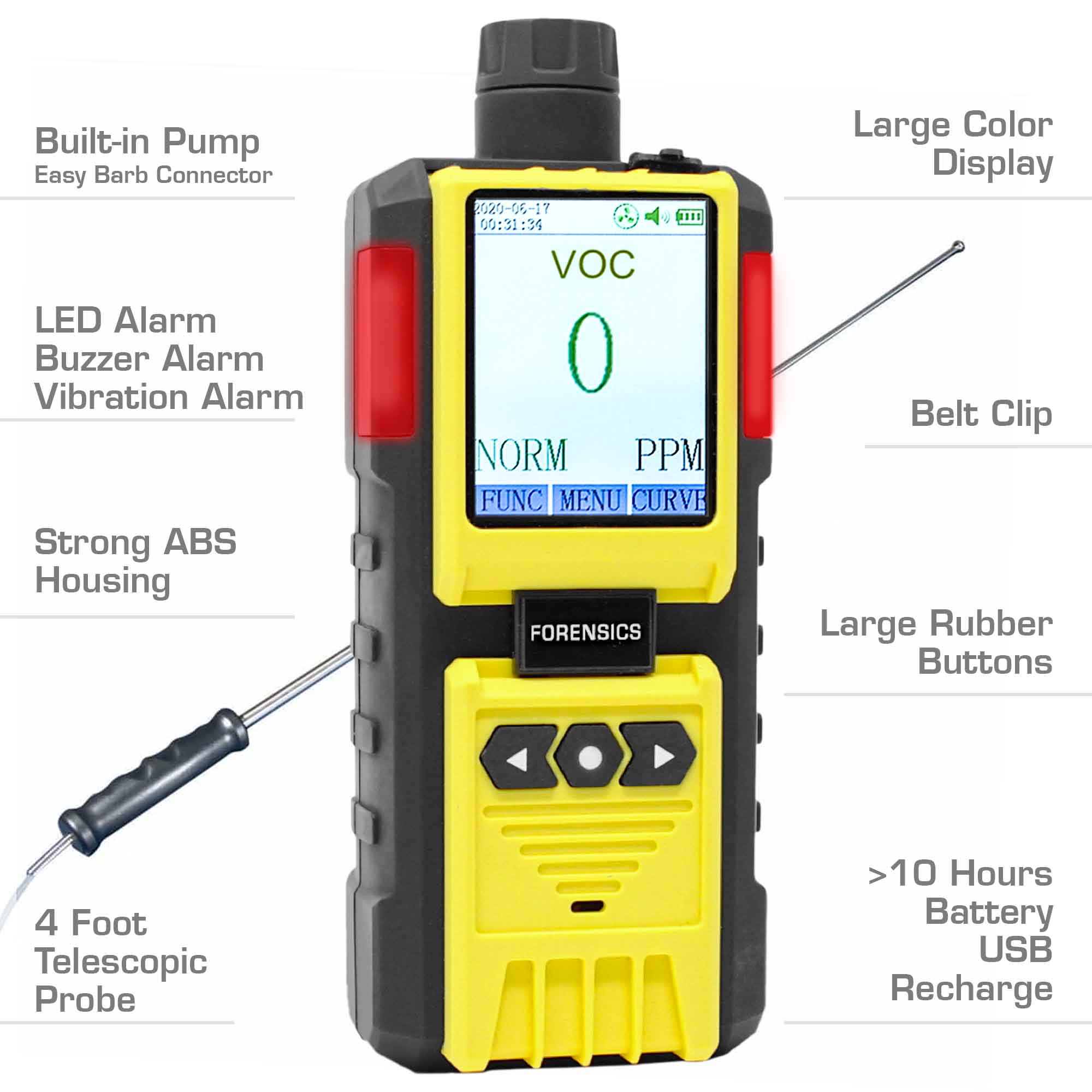 Volatile Organic Compounds VOC Gas Analyzer