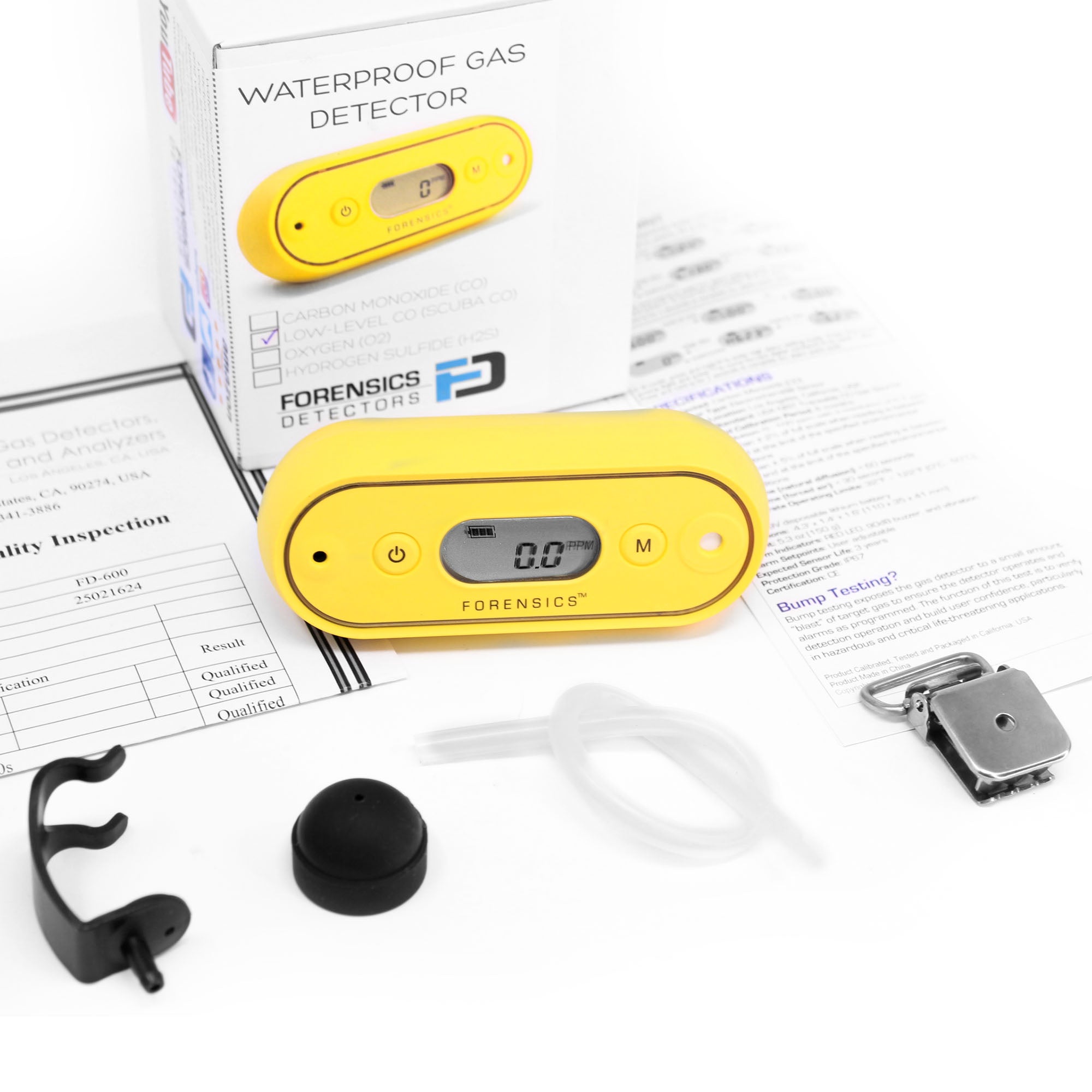 Carbon Monoxide Super-Meter | 0.1 ppm | Scuba | USA NIST Calibration