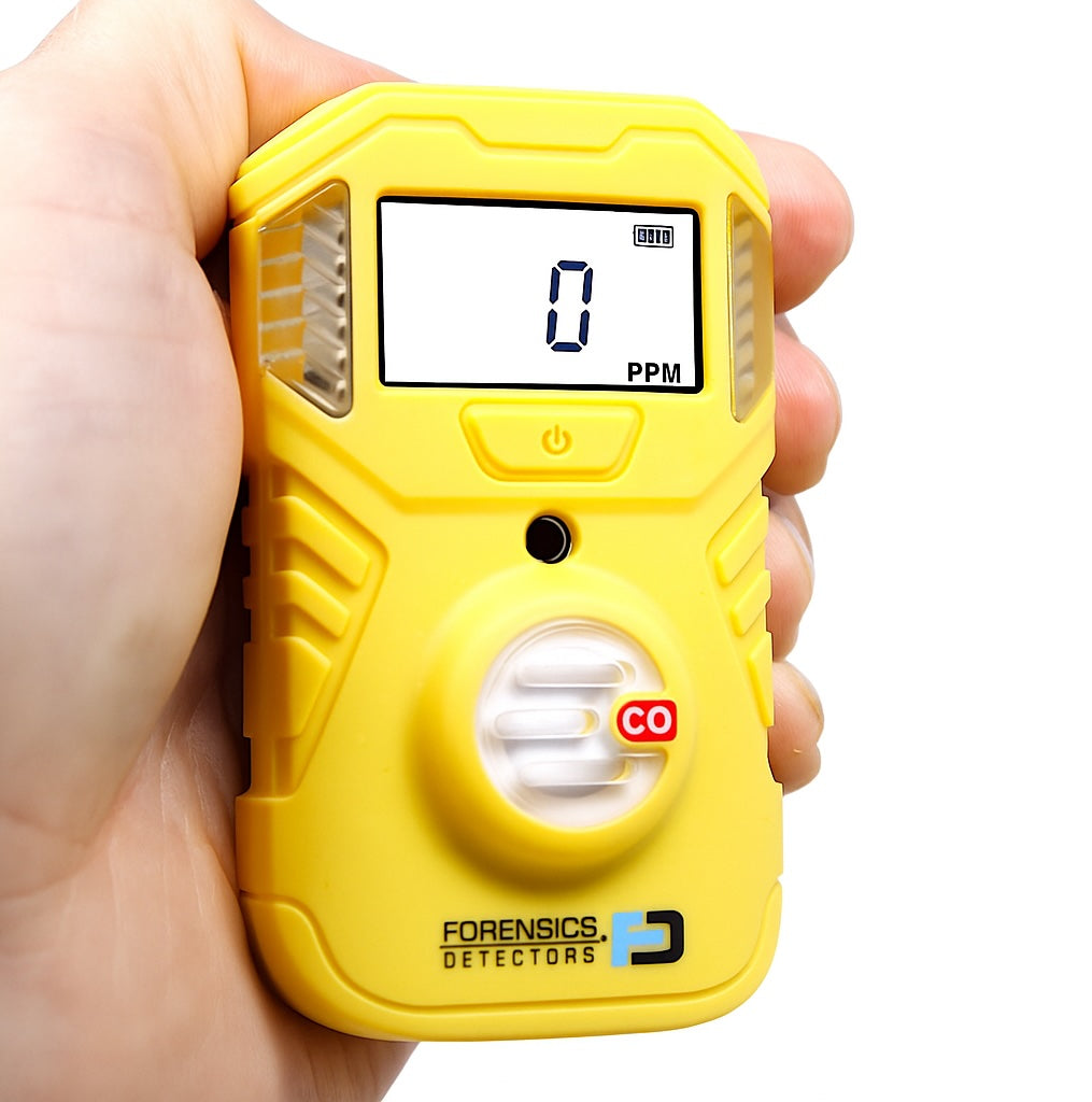Portable Carbon Monoxide Detector | OSHA Alarms | 2-Year Battery Life | Disposable