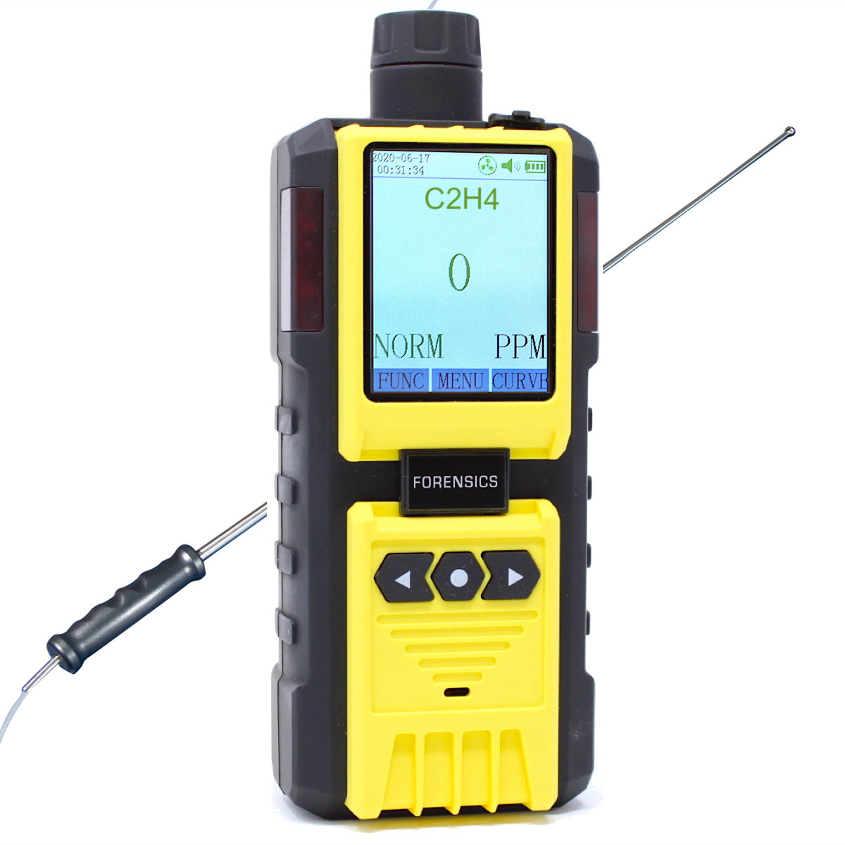 Ethylene Gas Analyzer | 0 - 100ppm | USA NIST Calibration