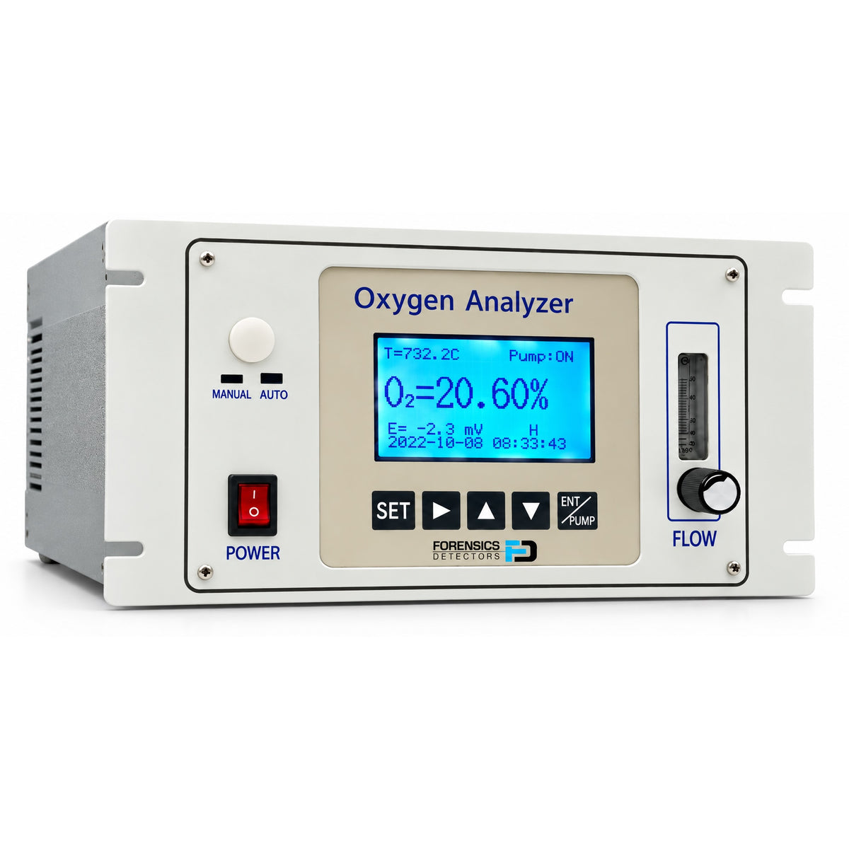 Oxygen Analyzer Zirconia for ppm Levels | 0.1 ppm | USA NIST Traceable