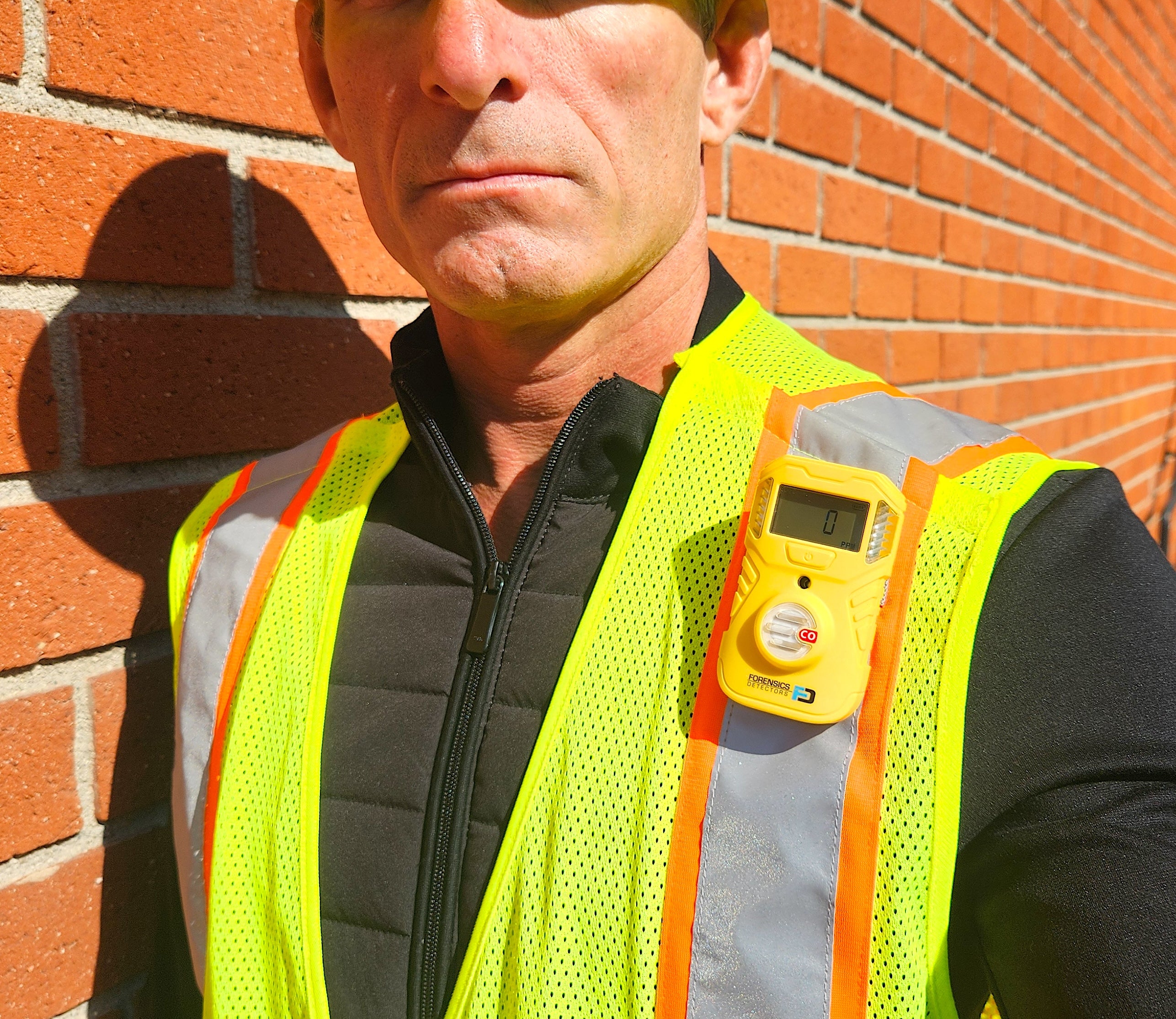 Portable Carbon Monoxide Detector | OSHA Alarms | 2-Year Battery Life | Disposable