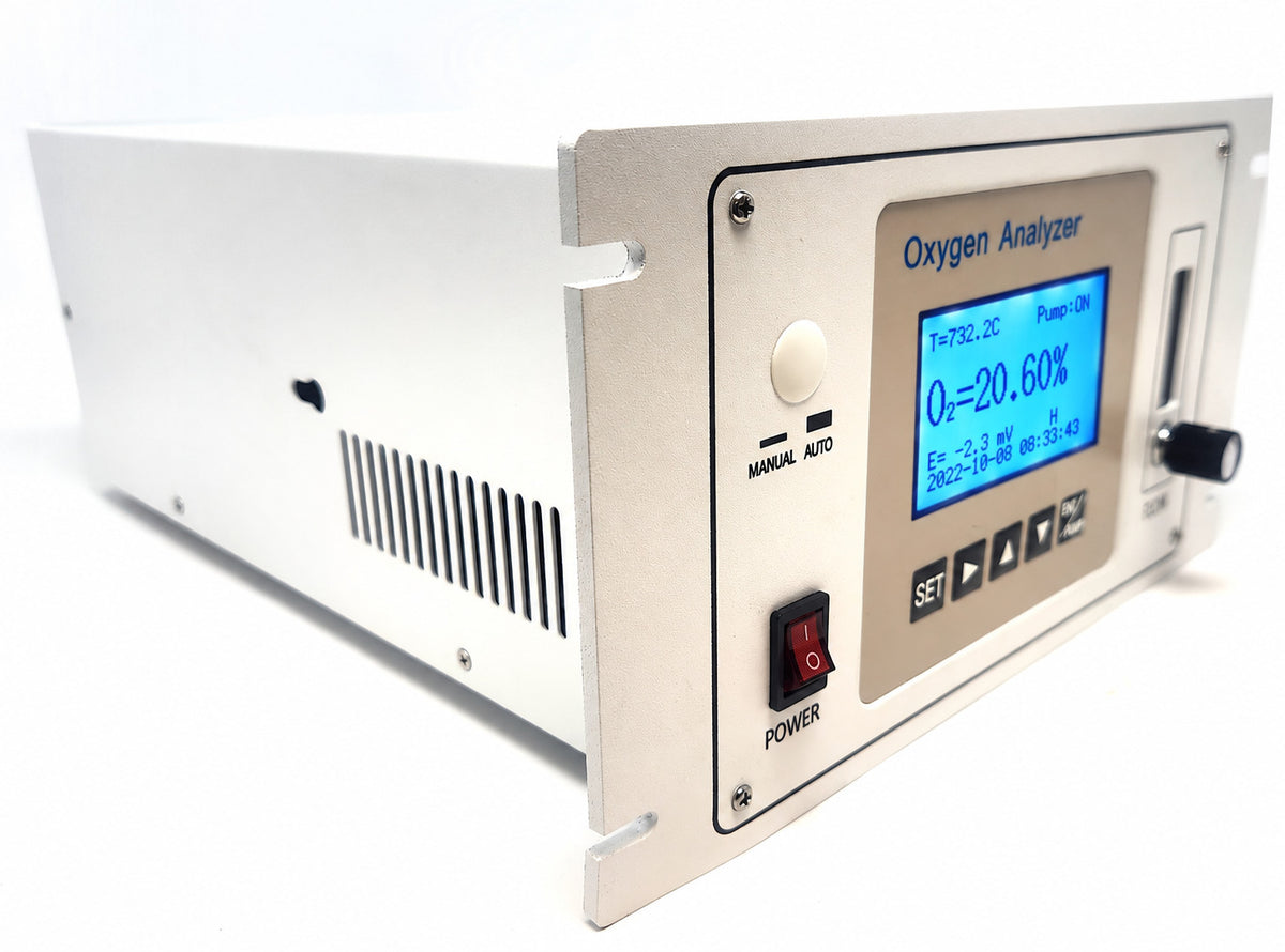 Oxygen Analyzer Zirconia for ppm Levels | 0.1 ppm | USA NIST Traceable