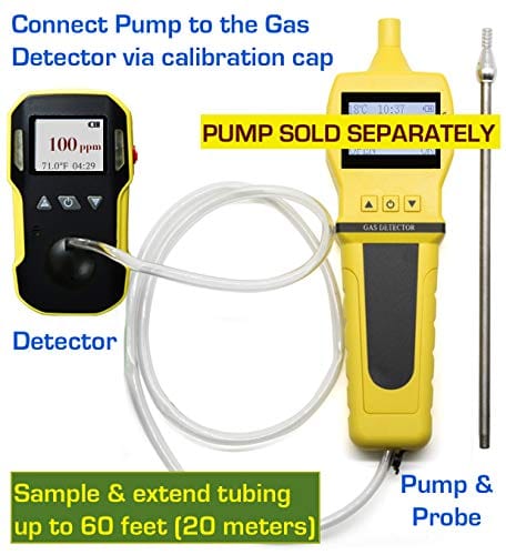 Portable Chlorine (Cl2) Gas Detector, 0 to 10/50/100 ppm