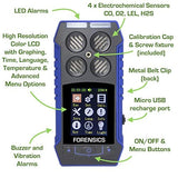 Multigas Detector & Pump | USA NIST Calibration Forensics Detectors