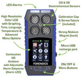 Residential Combustion Analyzer | Flue Gas - Forensics Detectors Forensics Detectors