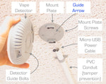 Vape Detector for Schools, Hotels, Home Forensics Detectors