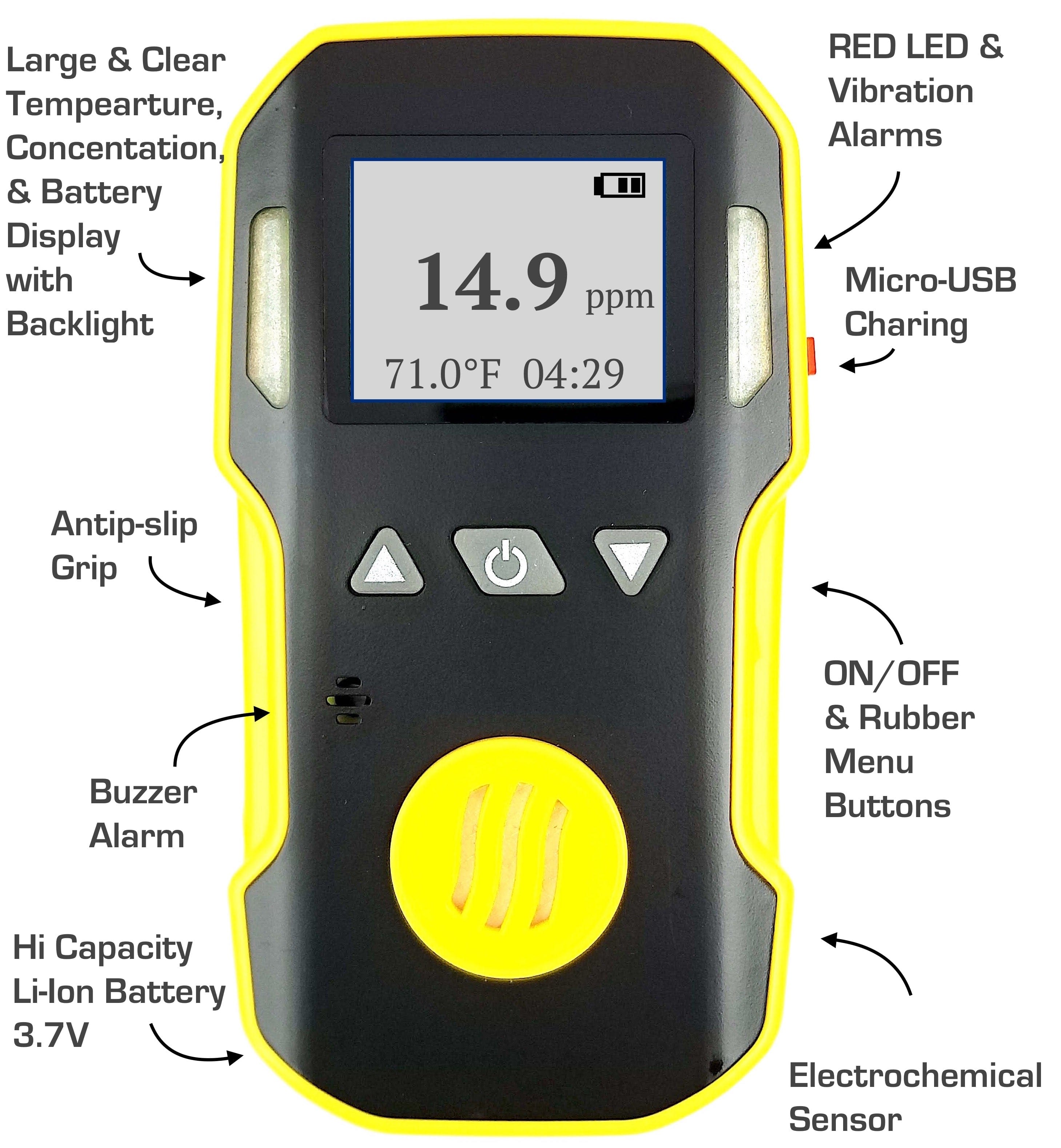 Hydrogen Chloride Detector | USA NIST Calibration