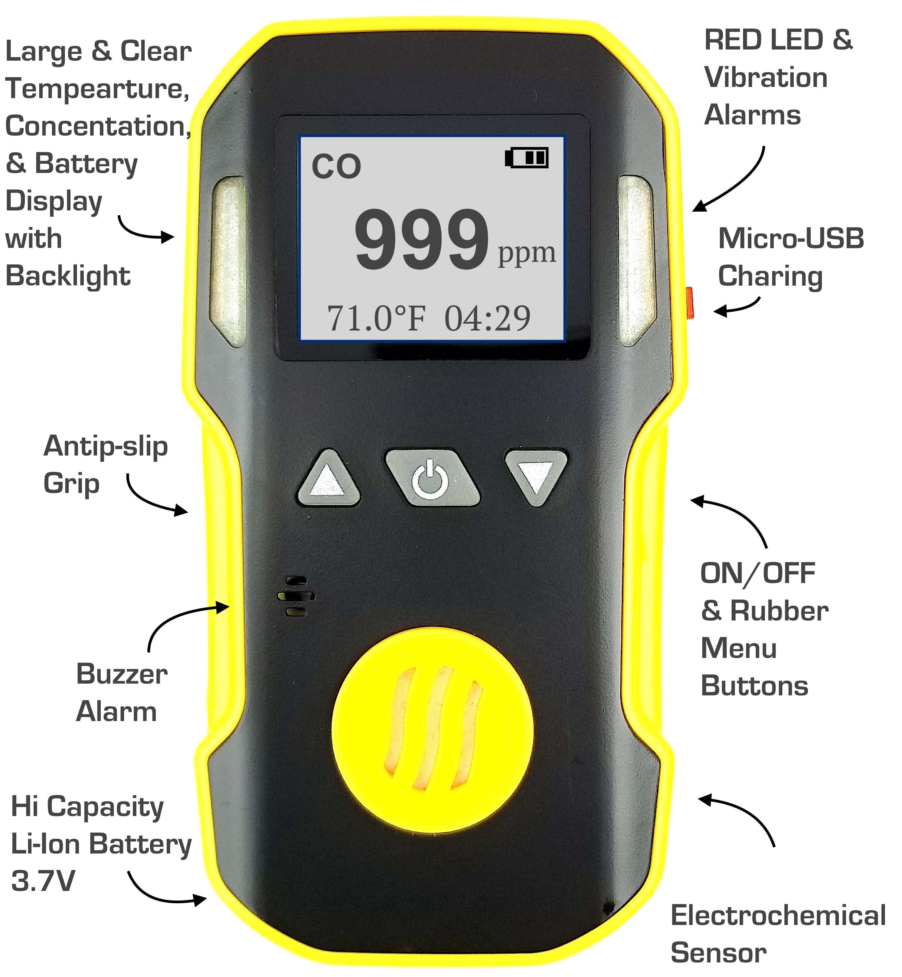 Carbon Monoxide Meter & Pump | USA NIST Calibration