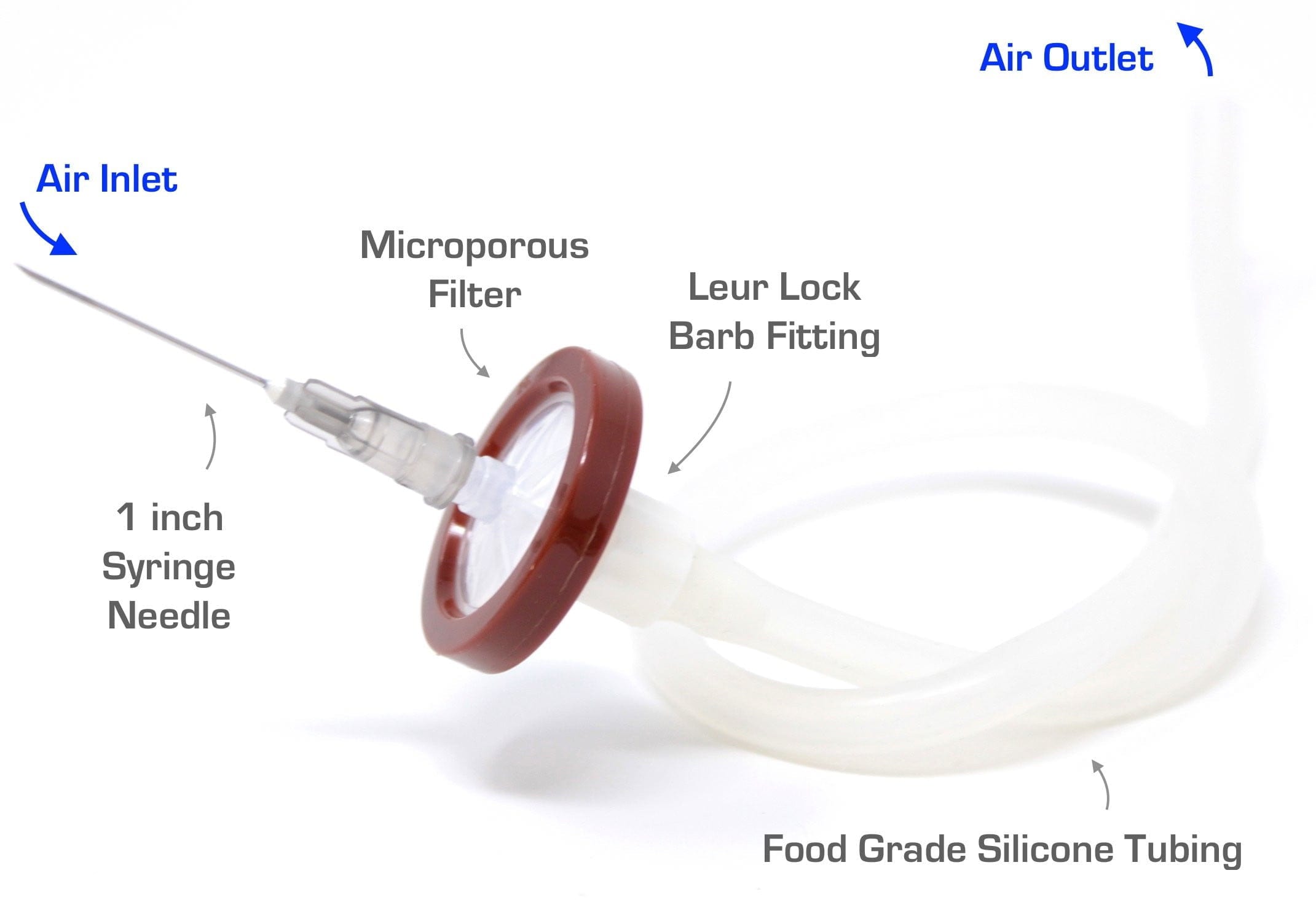 Air Gas Sample Probe | Needle | 1 inch - Forensics Detectors