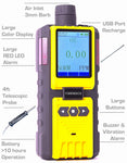 OZONE Analyzer | Data Logging | NIST Calibration | 0.01ppm Forensics Detectors
