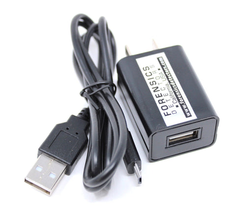 Power Supply & Cable | USB Micro - Forensics Detectors Forensics Detectors